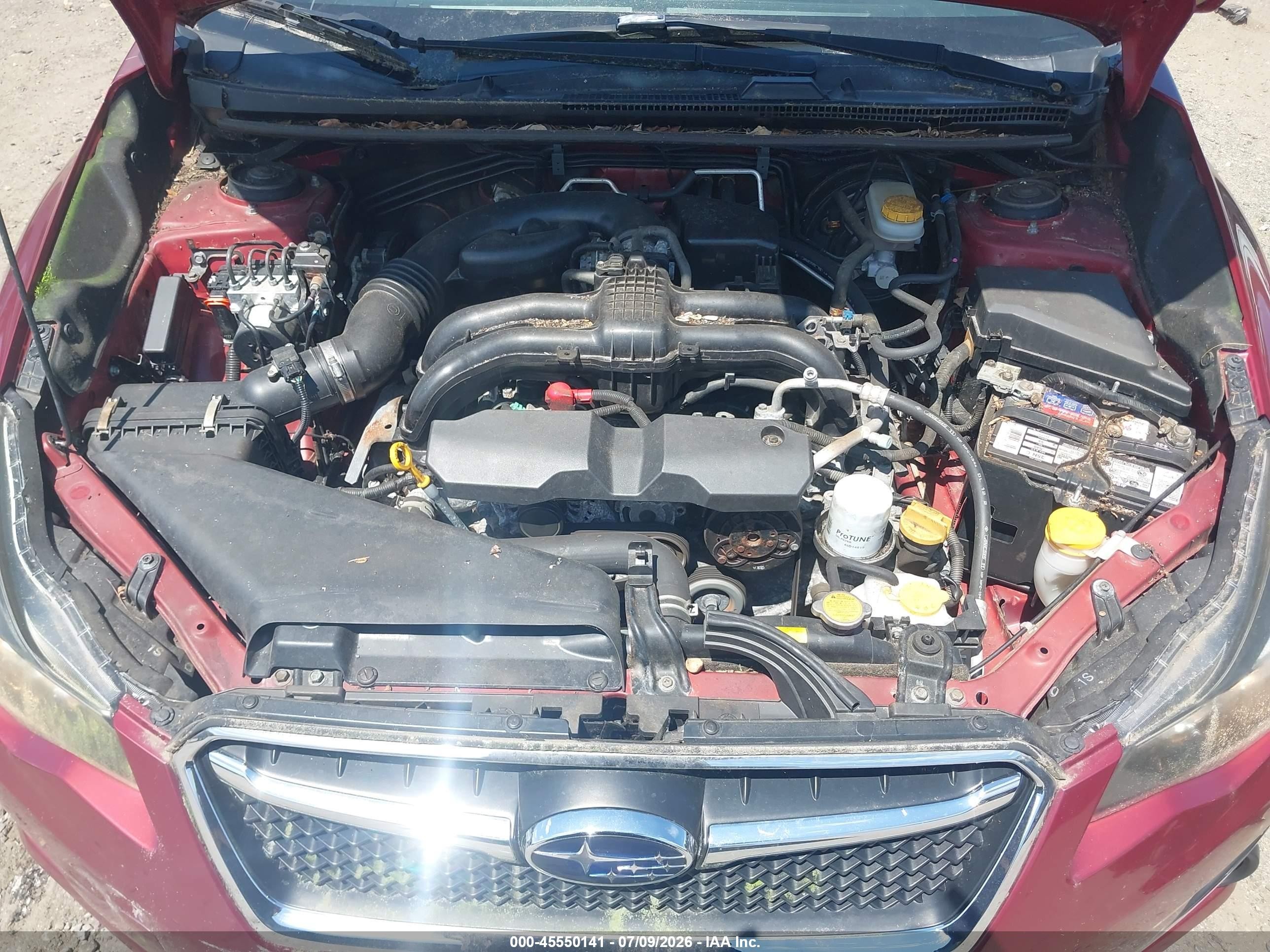 2015 Subaru Impreza 2.0i Sport Premium Red vin: JF1GPAY68F8238607