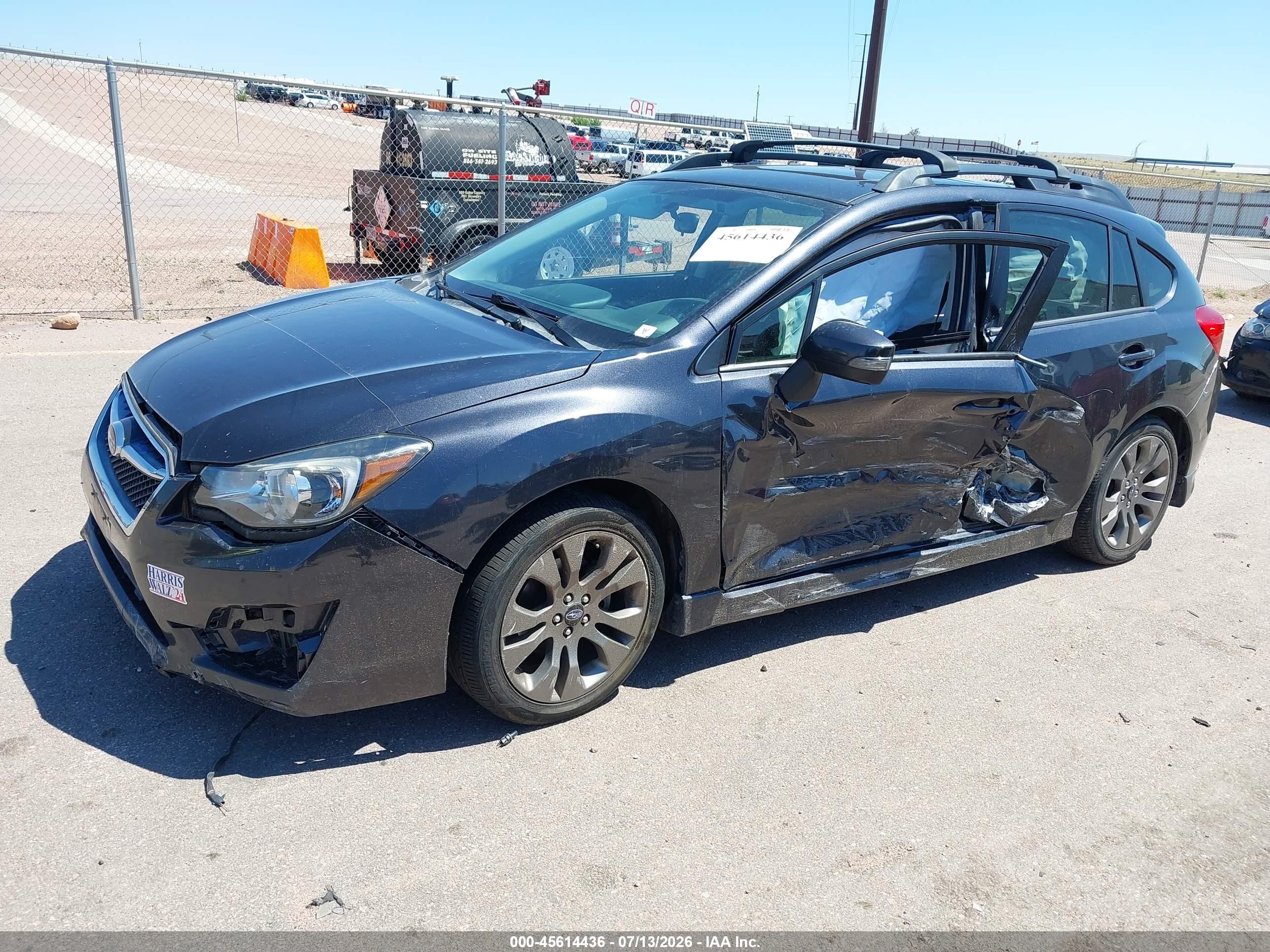 2015 Subaru Impreza 2.0i Sport Limited Черный vin: JF1GPAZ60F8324430