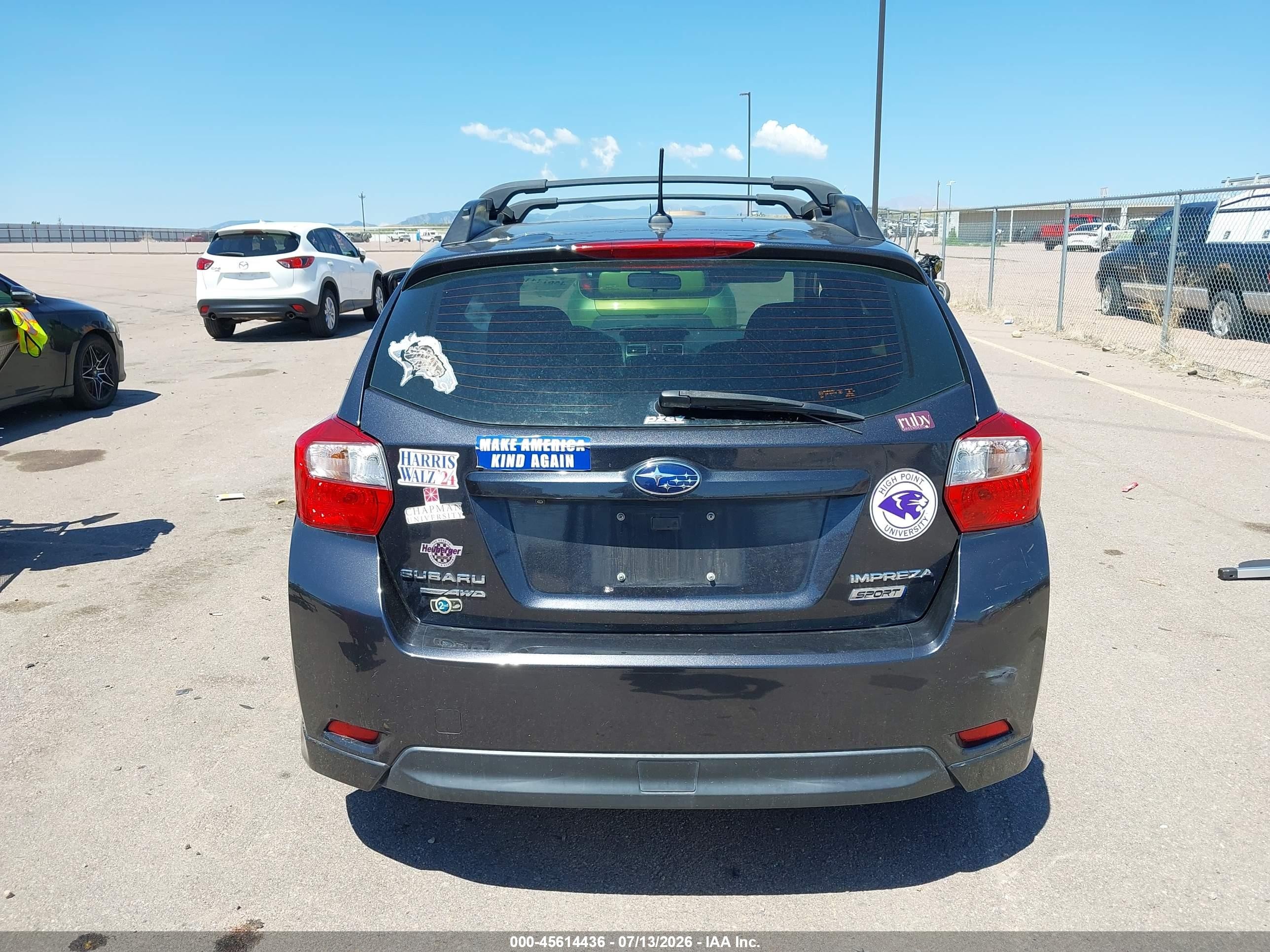 2015 Subaru Impreza 2.0i Sport Limited Черный vin: JF1GPAZ60F8324430