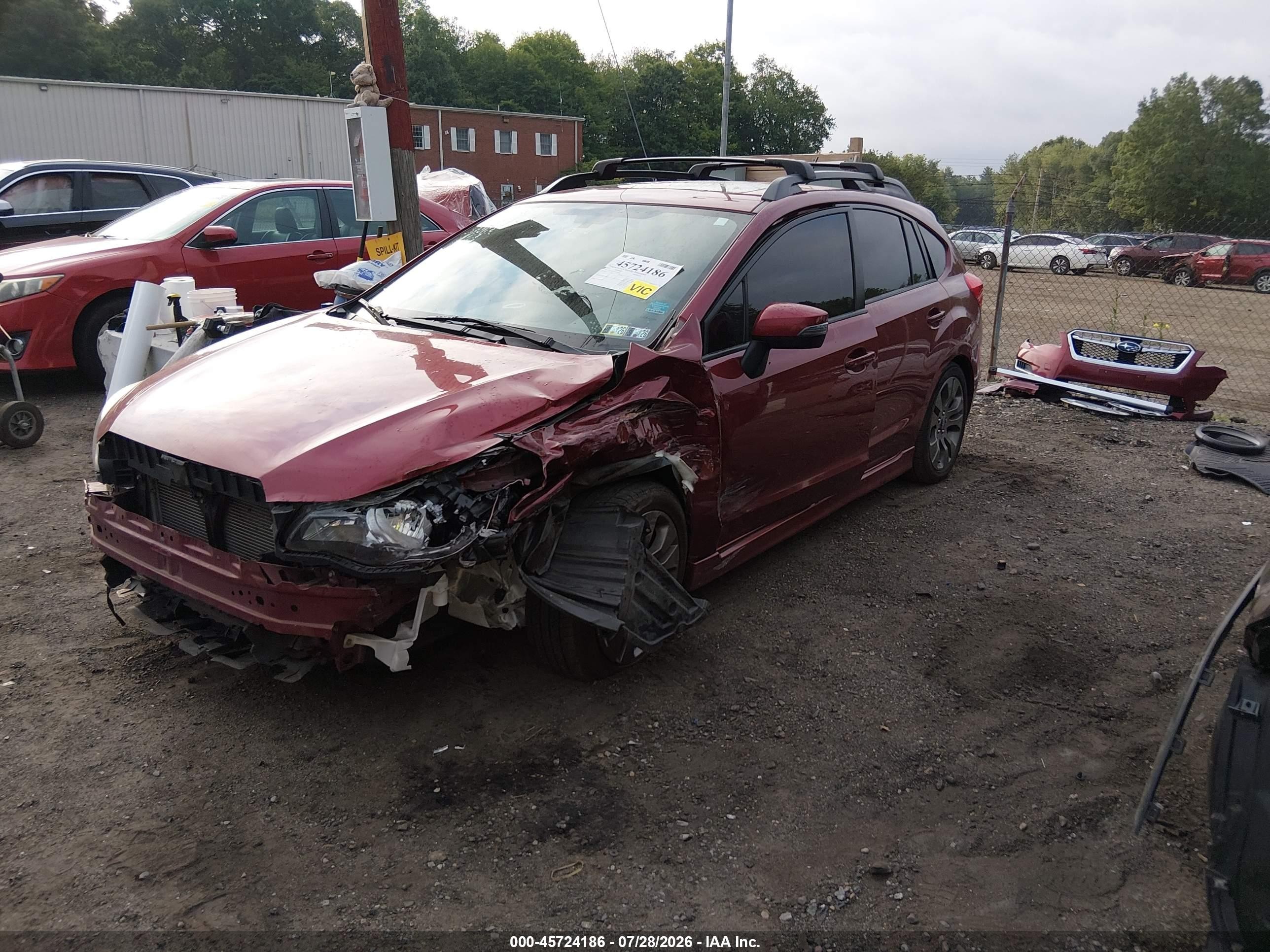 2015 Subaru Impreza 2.0i Sport Limited Red vin: JF1GPAZ61FH236454