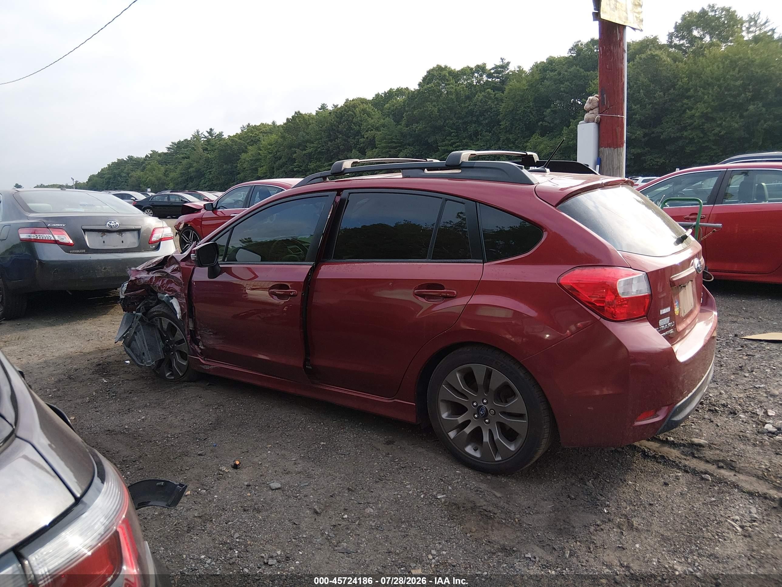 2015 Subaru Impreza 2.0i Sport Limited Red vin: JF1GPAZ61FH236454