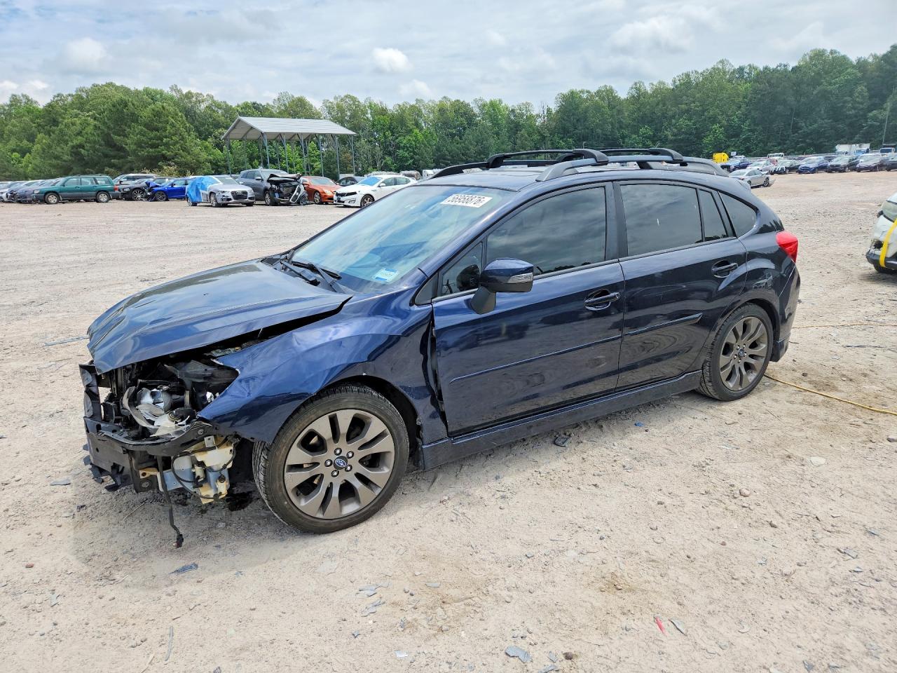 2015 Subaru Impreza Sport Limited Blue vin: JF1GPAZ61FH326882