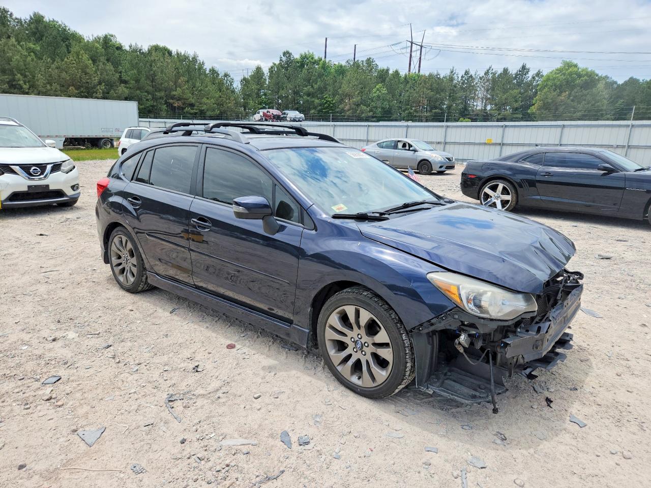2015 Subaru Impreza Sport Limited Синий vin: JF1GPAZ61FH326882