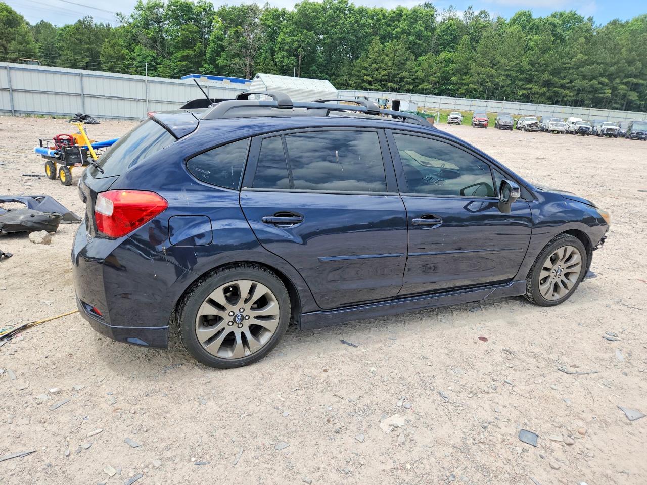 2015 Subaru Impreza Sport Limited Синий vin: JF1GPAZ61FH326882