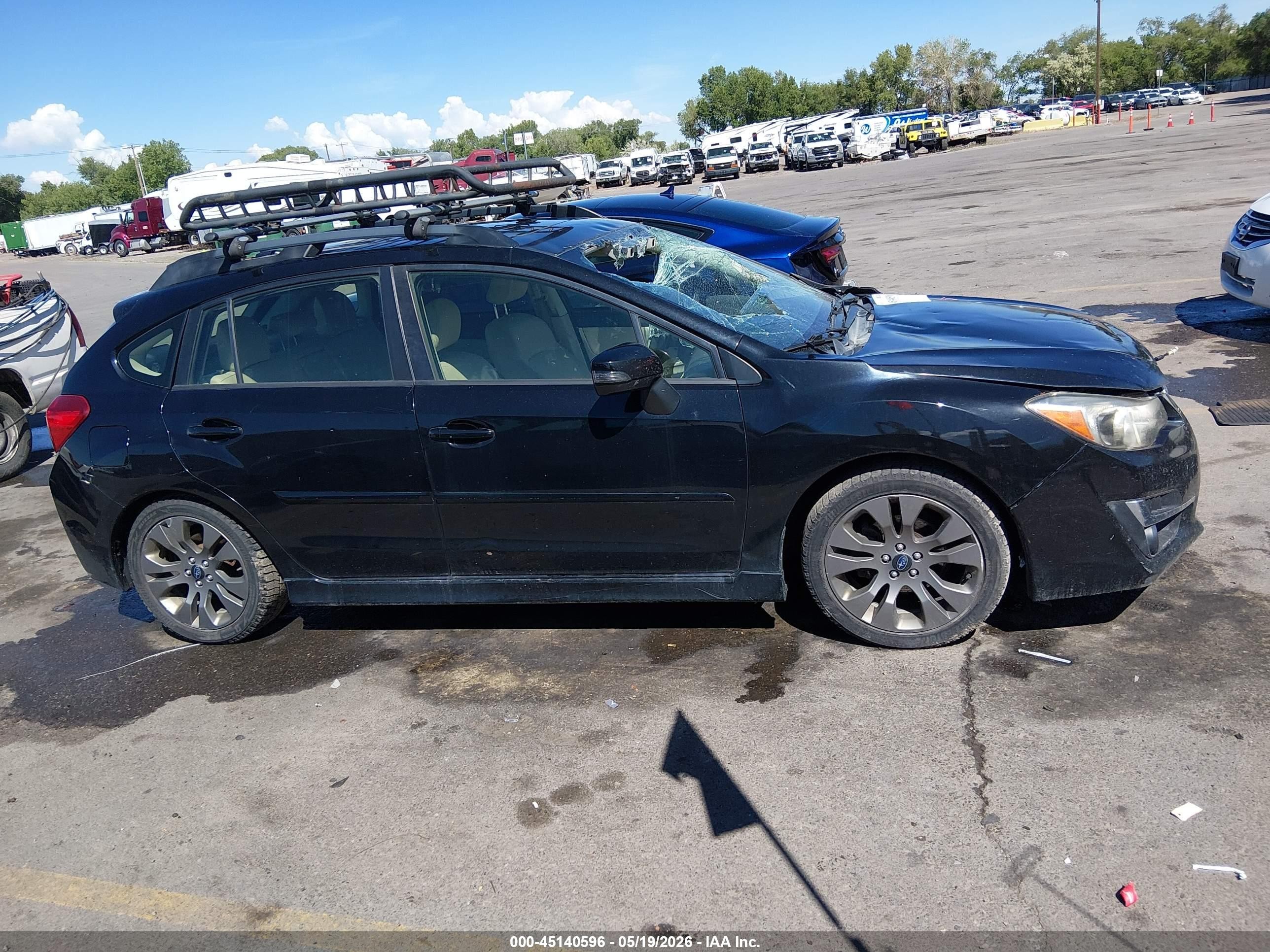 2015 Subaru Impreza 2.0i Sport Limited Черный vin: JF1GPAZ62F8233806