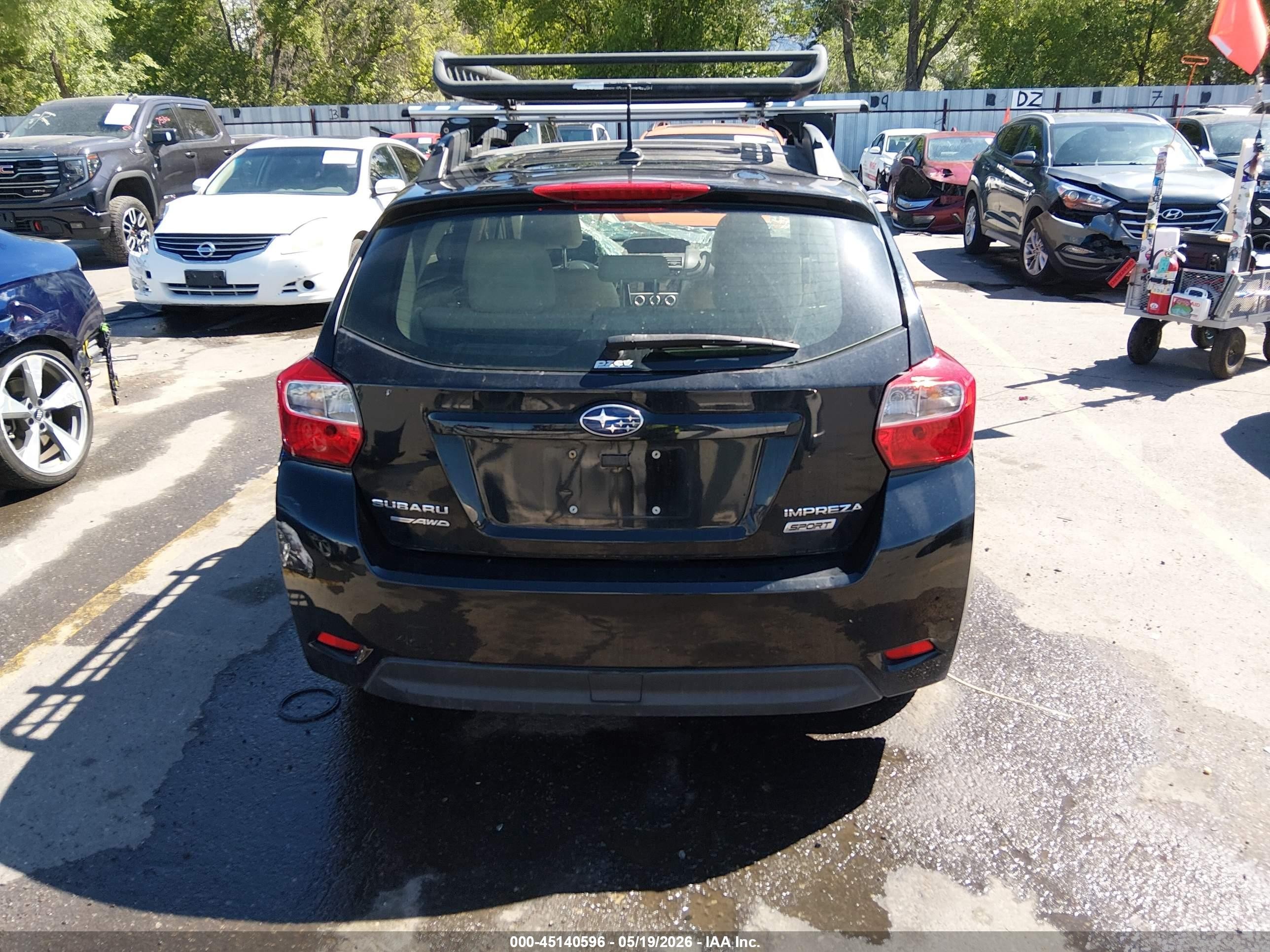 2015 Subaru Impreza 2.0i Sport Limited Черный vin: JF1GPAZ62F8233806