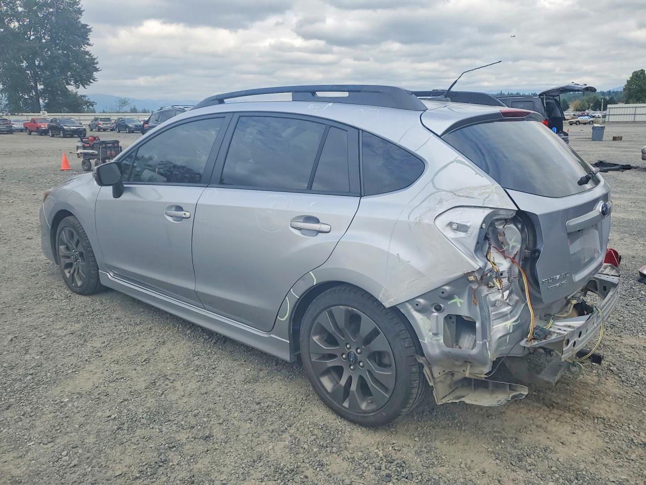 2015 Subaru Impreza Sport Limited Silver vin: JF1GPAZ62F8253697