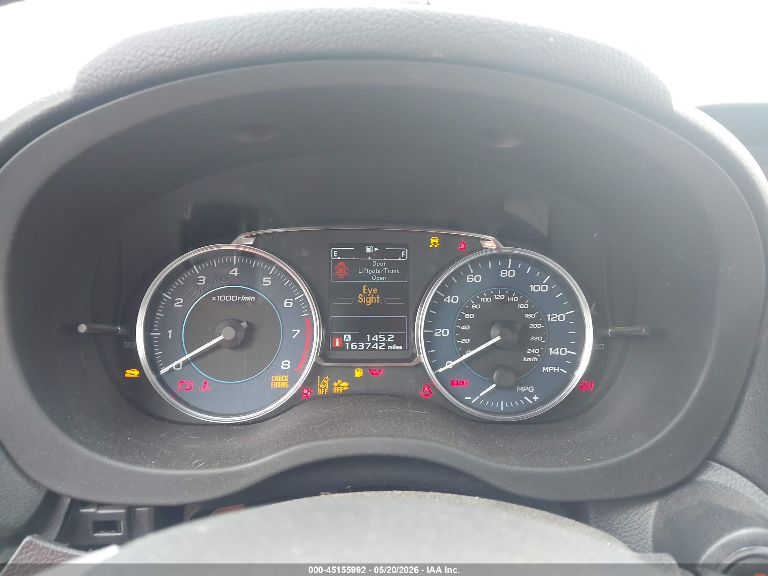 2015 Subaru Impreza 2.0i Sport Limited Черный vin: JF1GPAZ63FH273991