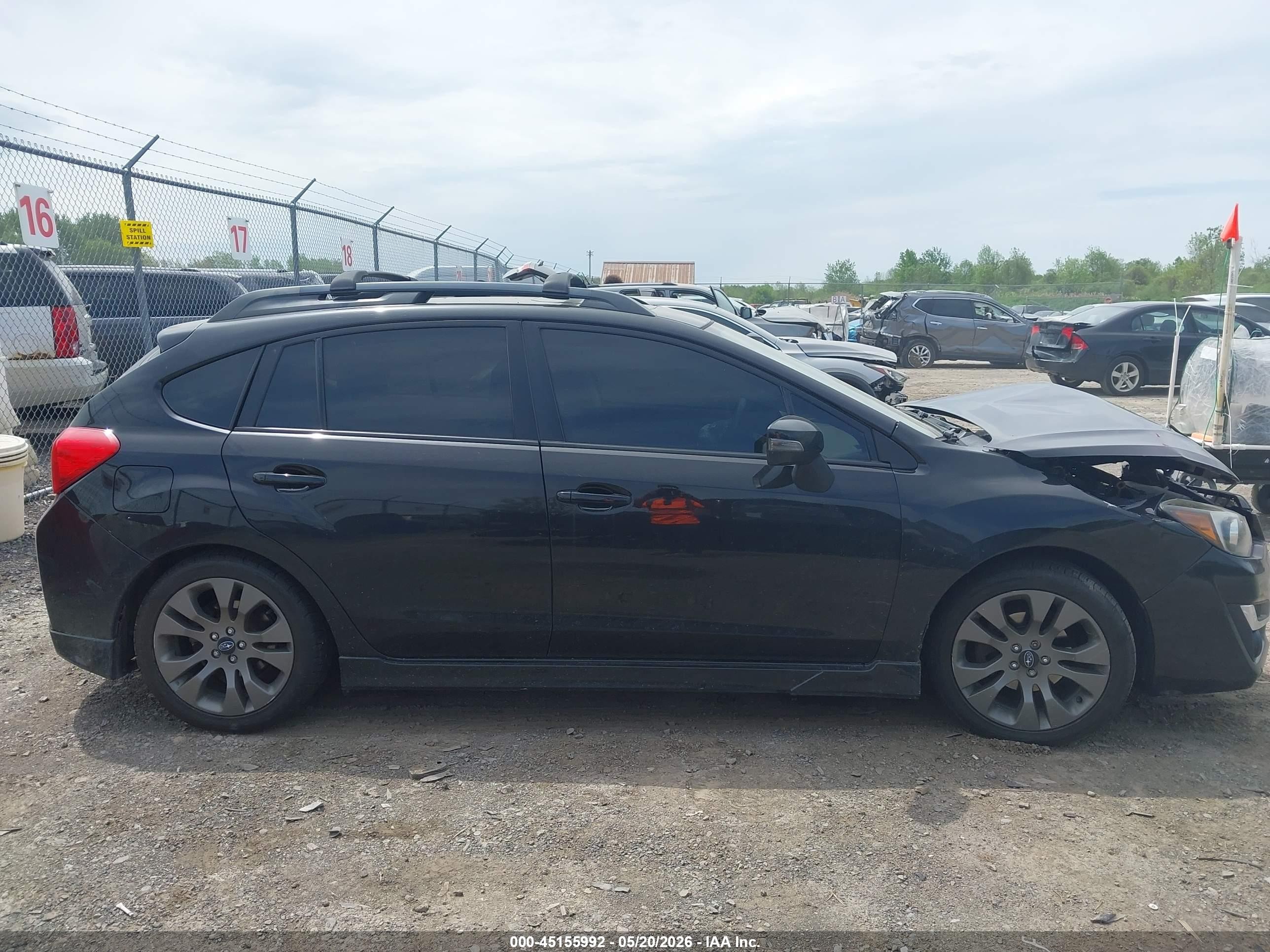 2015 Subaru Impreza 2.0i Sport Limited Черный vin: JF1GPAZ63FH273991