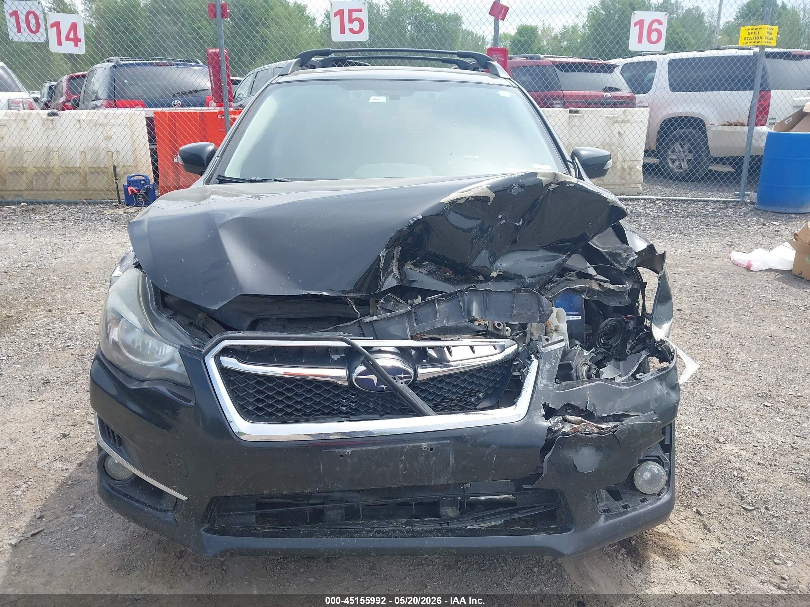 2015 Subaru Impreza 2.0i Sport Limited Черный vin: JF1GPAZ63FH273991
