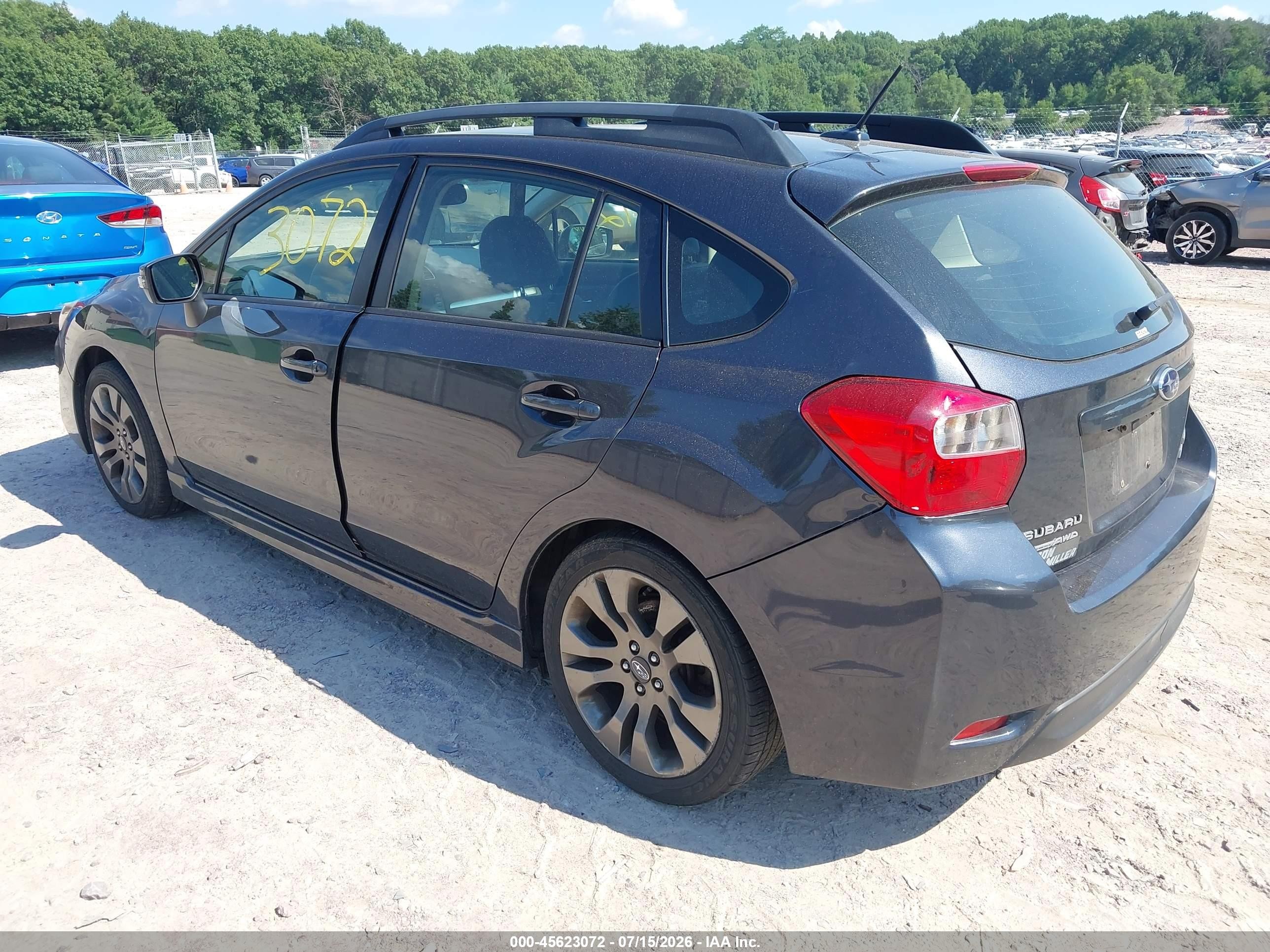 2015 Subaru Impreza 2.0i Sport Limited Dark Blue vin: JF1GPAZ64F8266161