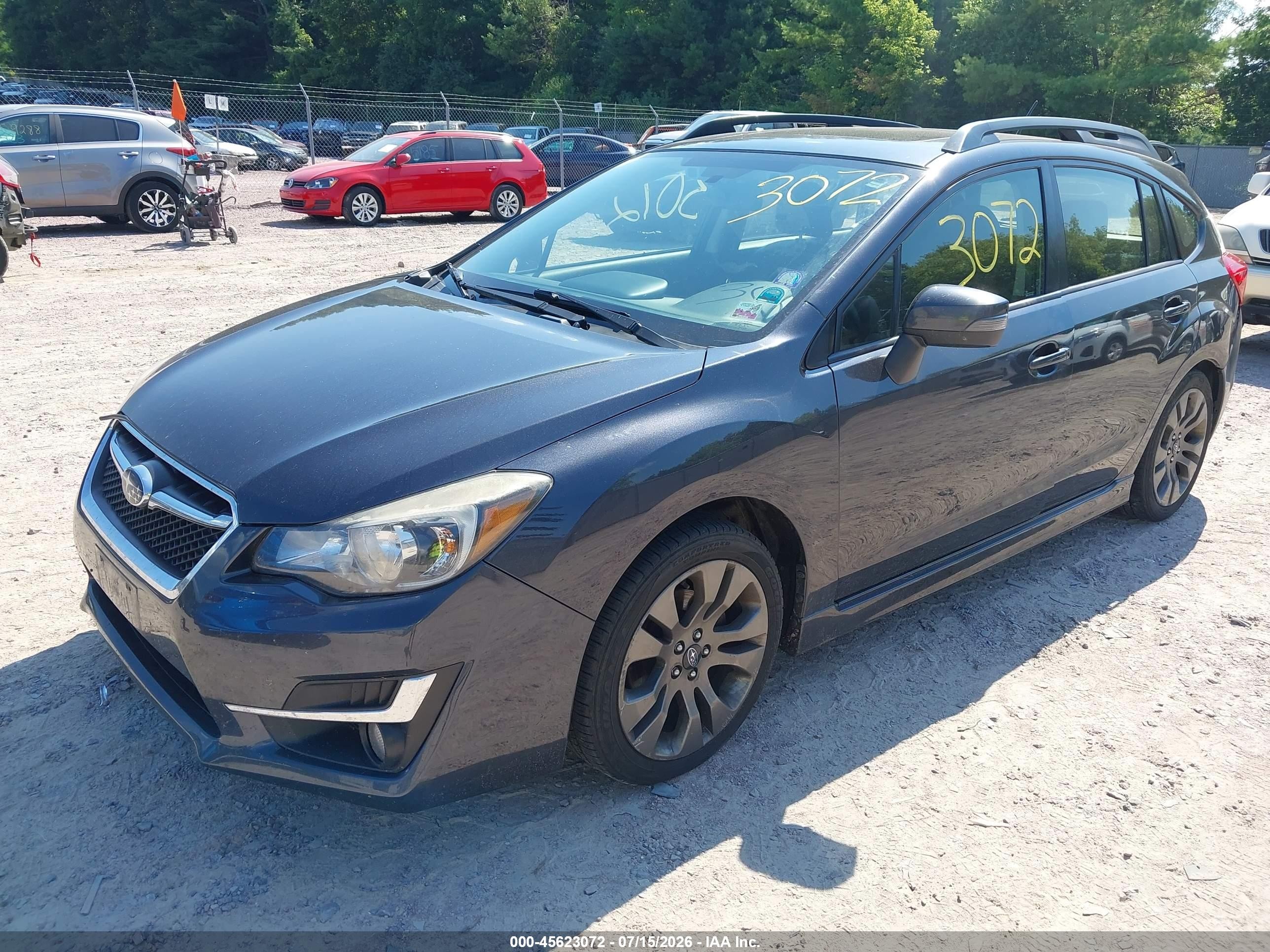 2015 Subaru Impreza 2.0i Sport Limited Dark Blue vin: JF1GPAZ64F8266161