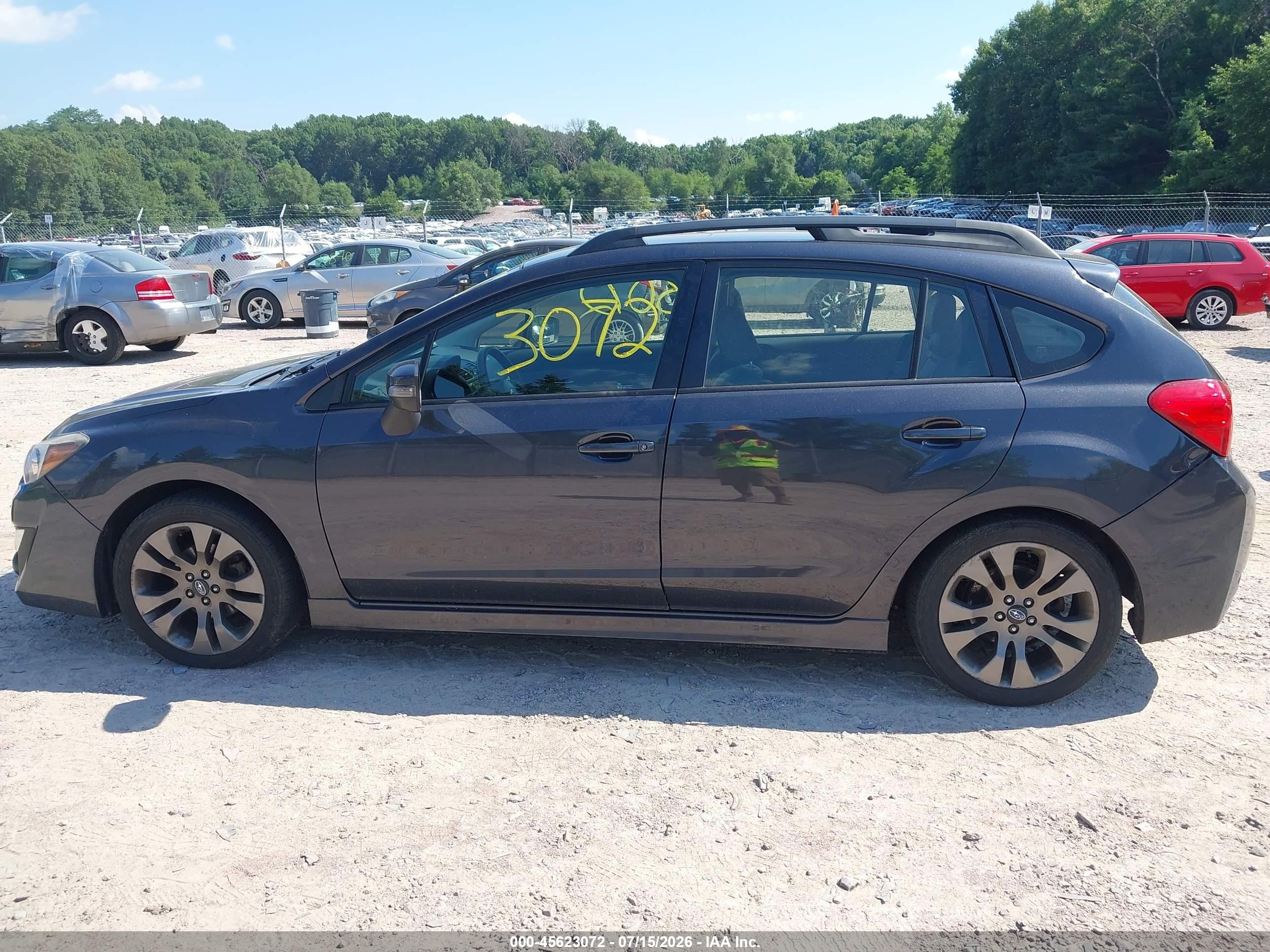 2015 Subaru Impreza 2.0i Sport Limited Dark Blue vin: JF1GPAZ64F8266161
