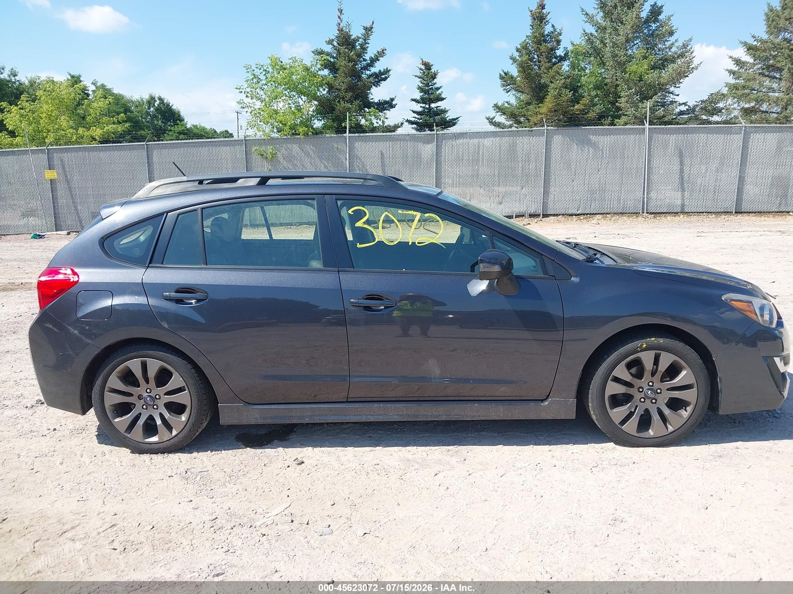 2015 Subaru Impreza 2.0i Sport Limited Dark Blue vin: JF1GPAZ64F8266161