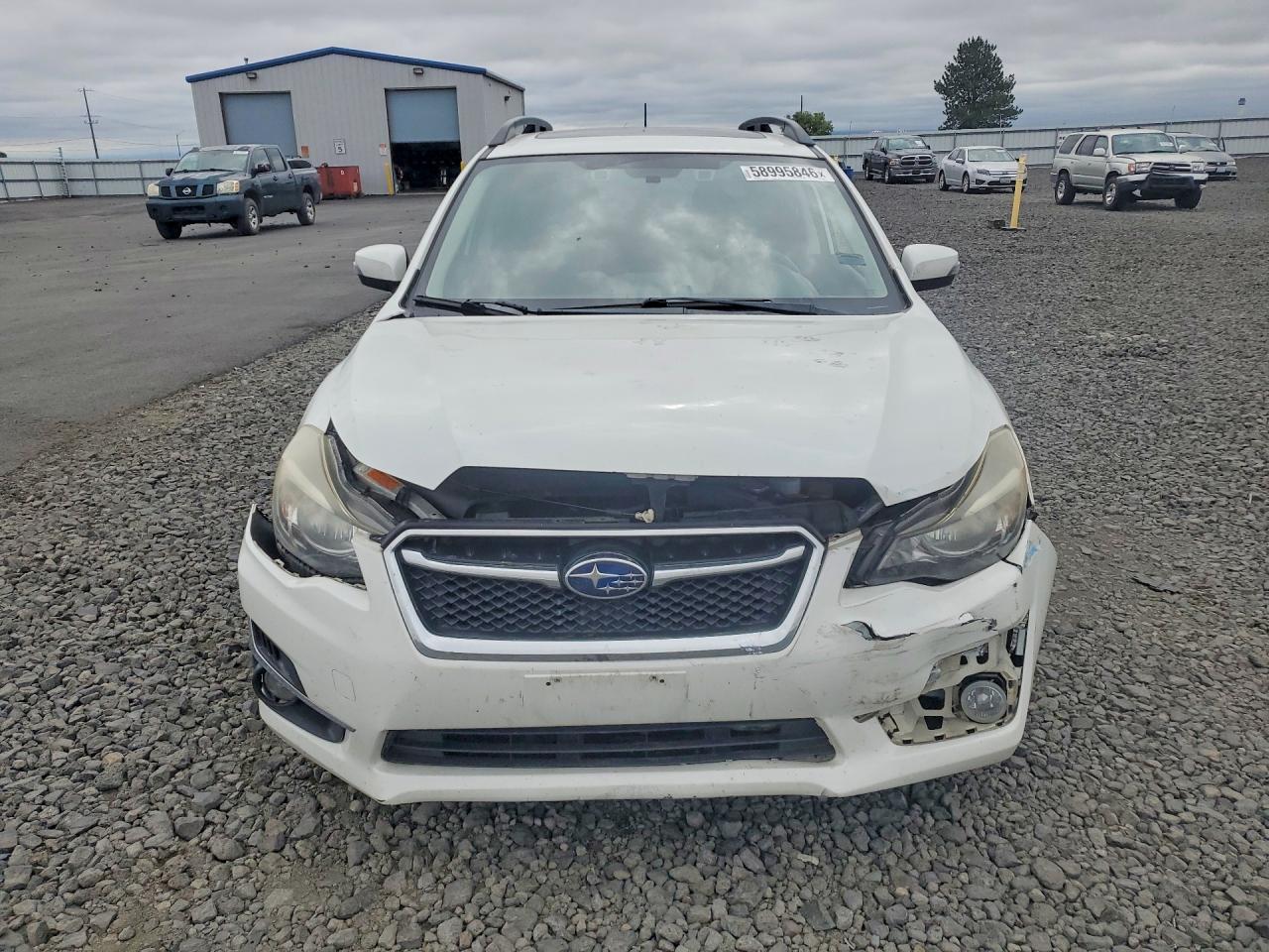 2015 Subaru Impreza Sport Limited White vin: JF1GPAZ64FH204811