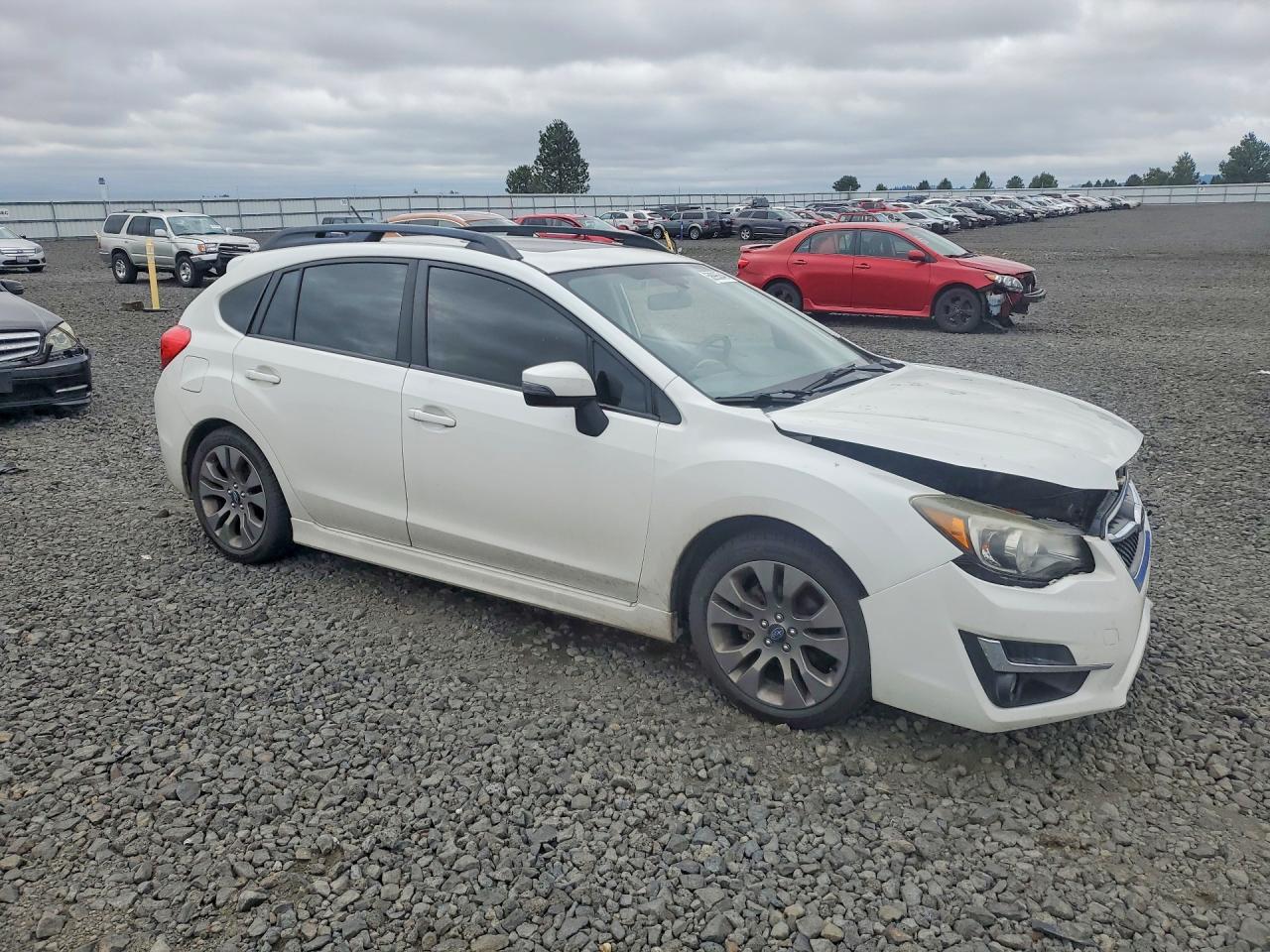 2015 Subaru Impreza Sport Limited White vin: JF1GPAZ64FH204811