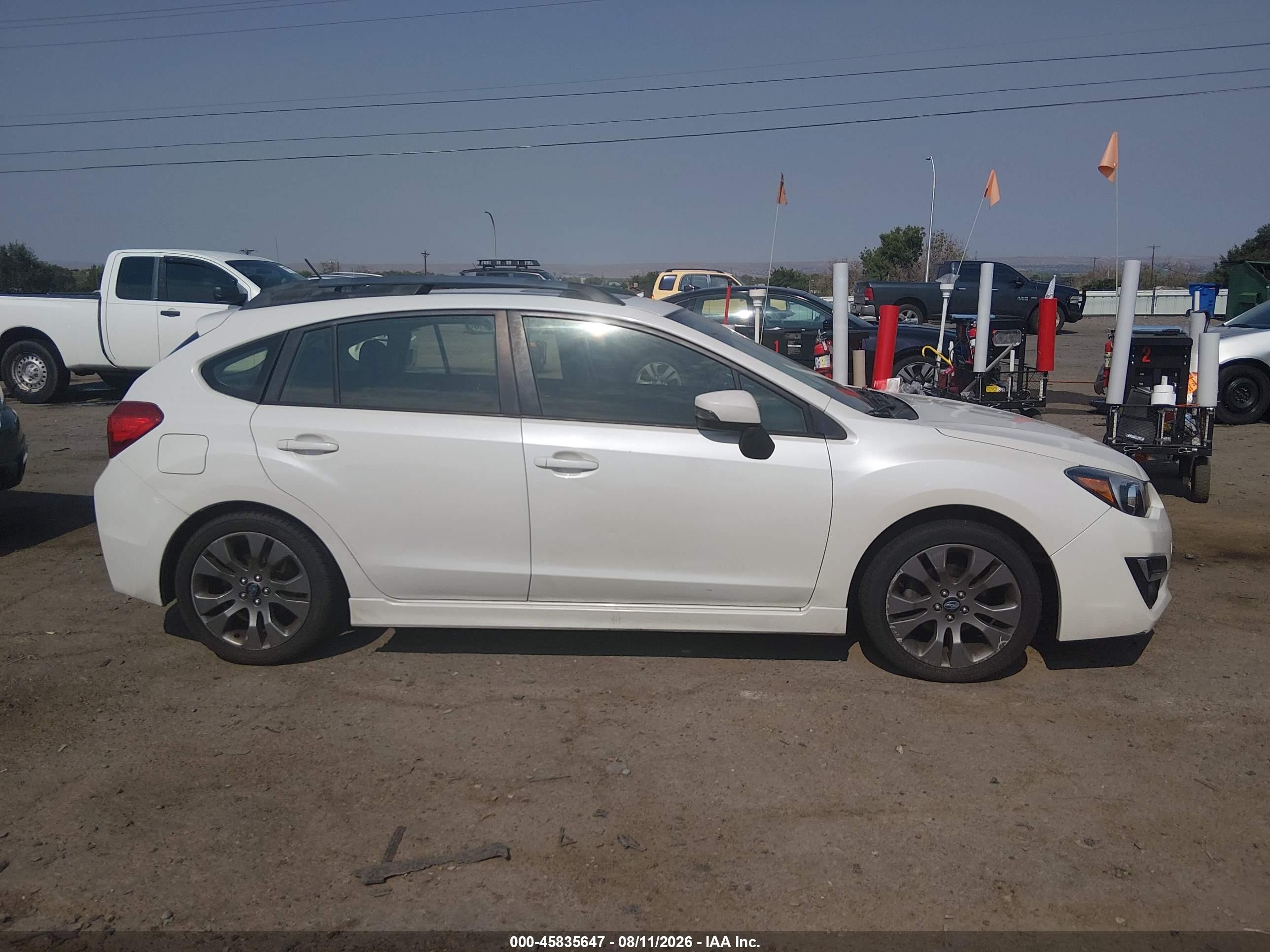 2015 Subaru Impreza 2.0i Sport Limited White vin: JF1GPAZ65F8223206