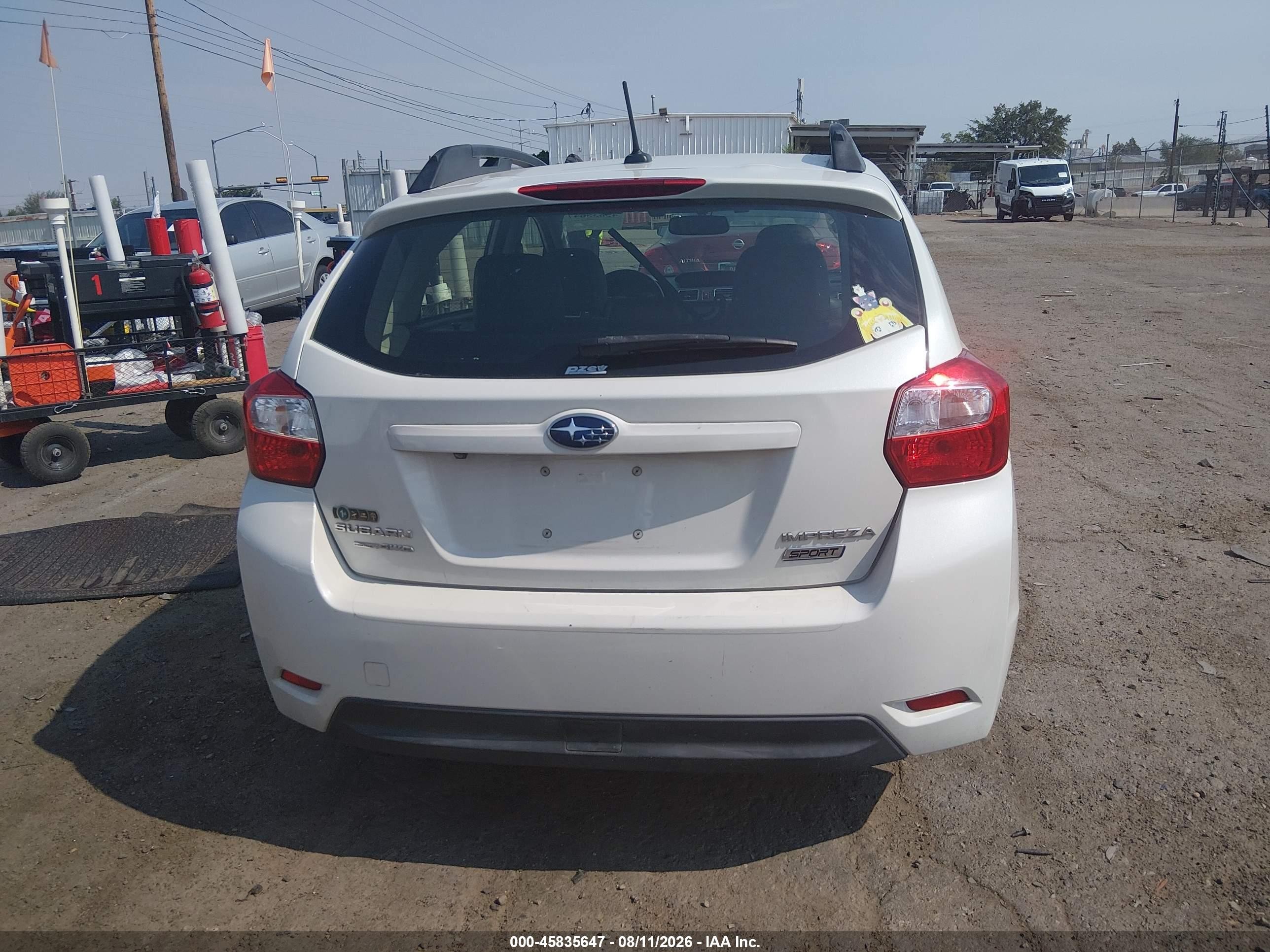 2015 Subaru Impreza 2.0i Sport Limited White vin: JF1GPAZ65F8223206