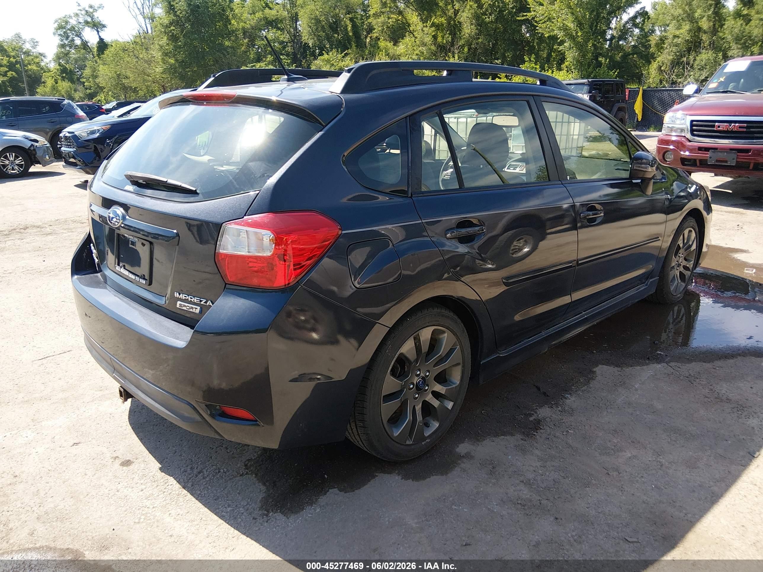 2015 Subaru Impreza 2.0i Sport Limited Серый vin: JF1GPAZ65F8316372