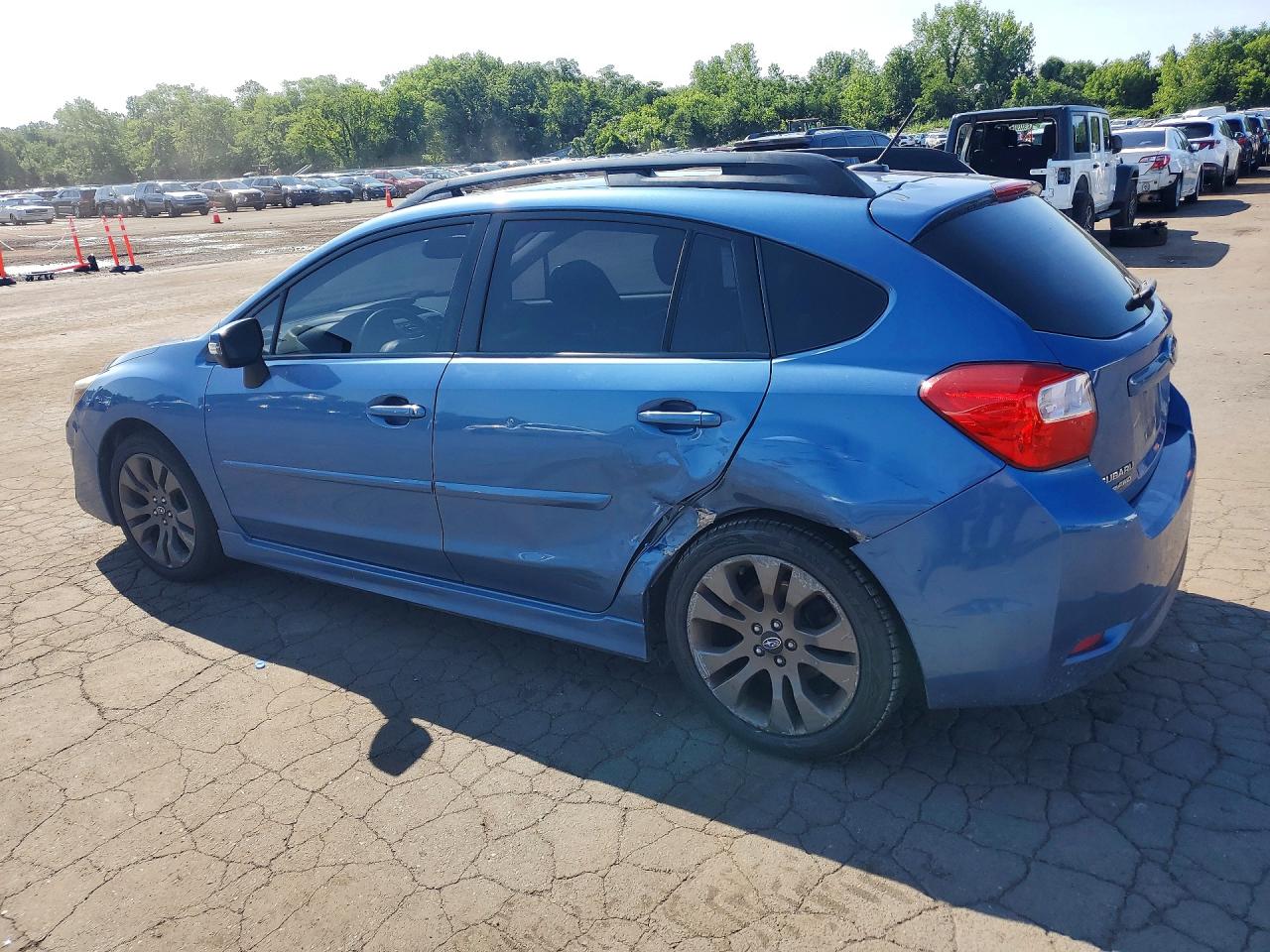 2015 Subaru Impreza Sport Limited Blue vin: JF1GPAZ65F8320972