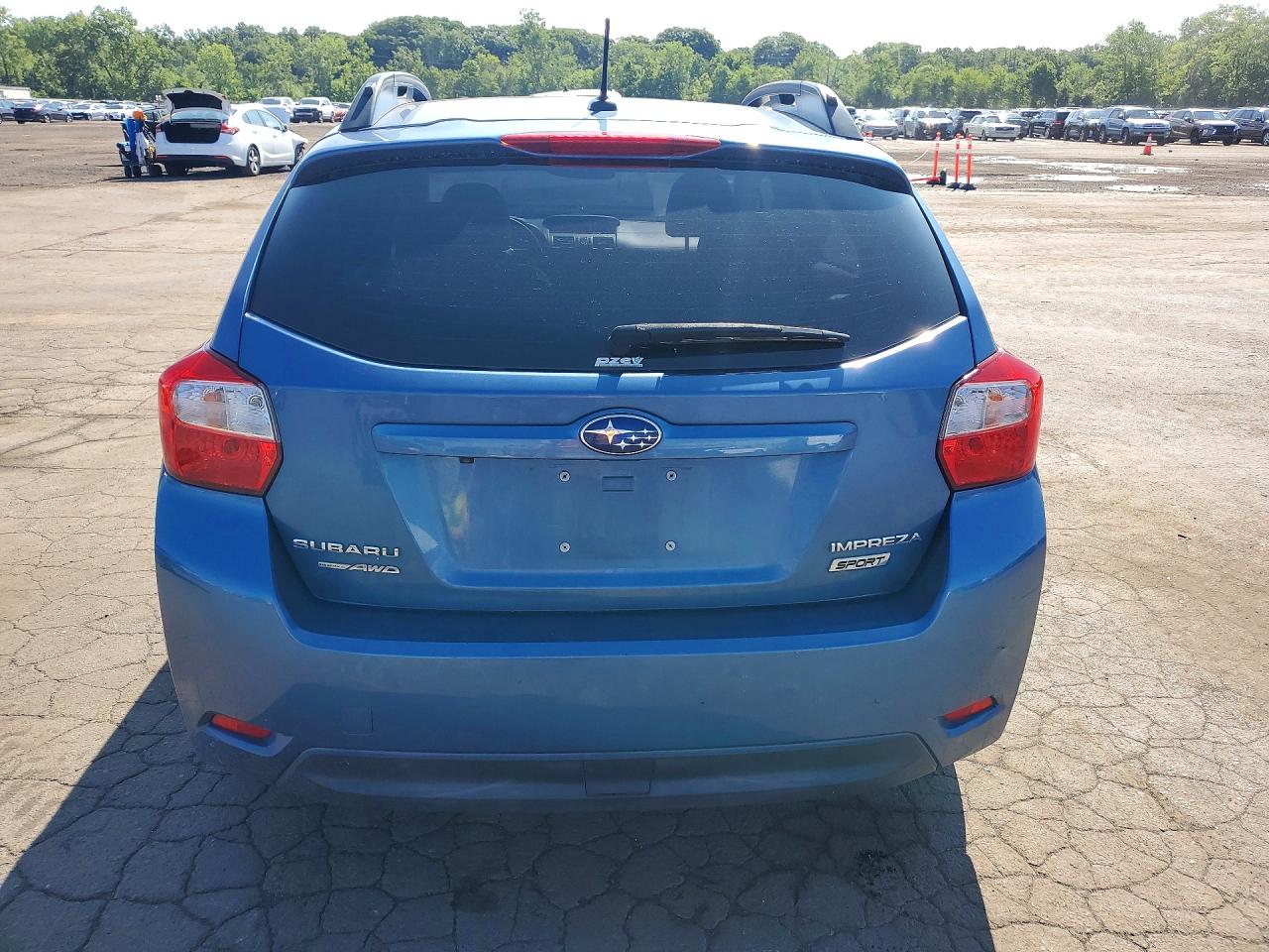 2015 Subaru Impreza Sport Limited Blue vin: JF1GPAZ65F8320972