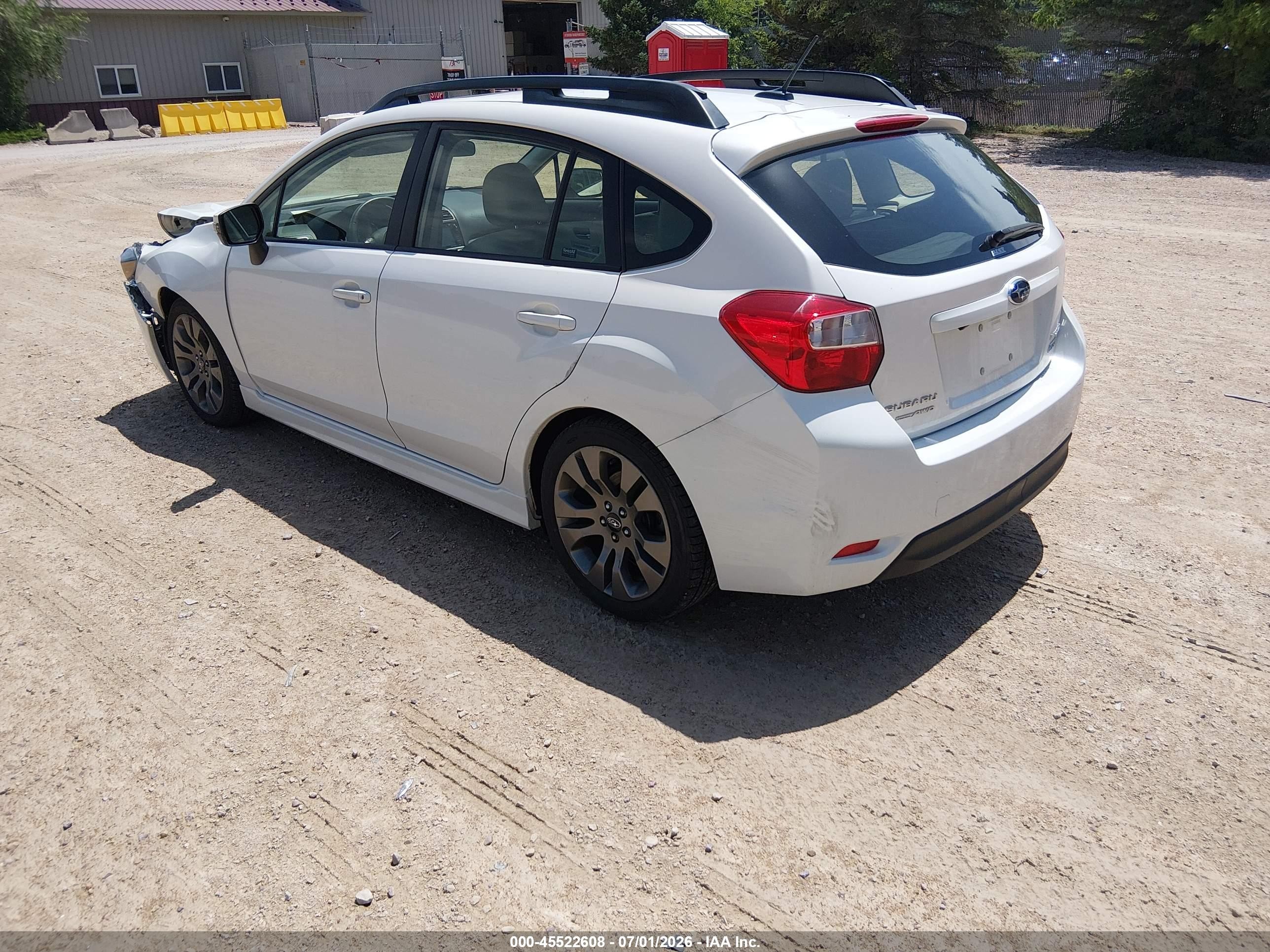 2015 Subaru Impreza 2.0i Sport Limited White vin: JF1GPAZ66F8204910
