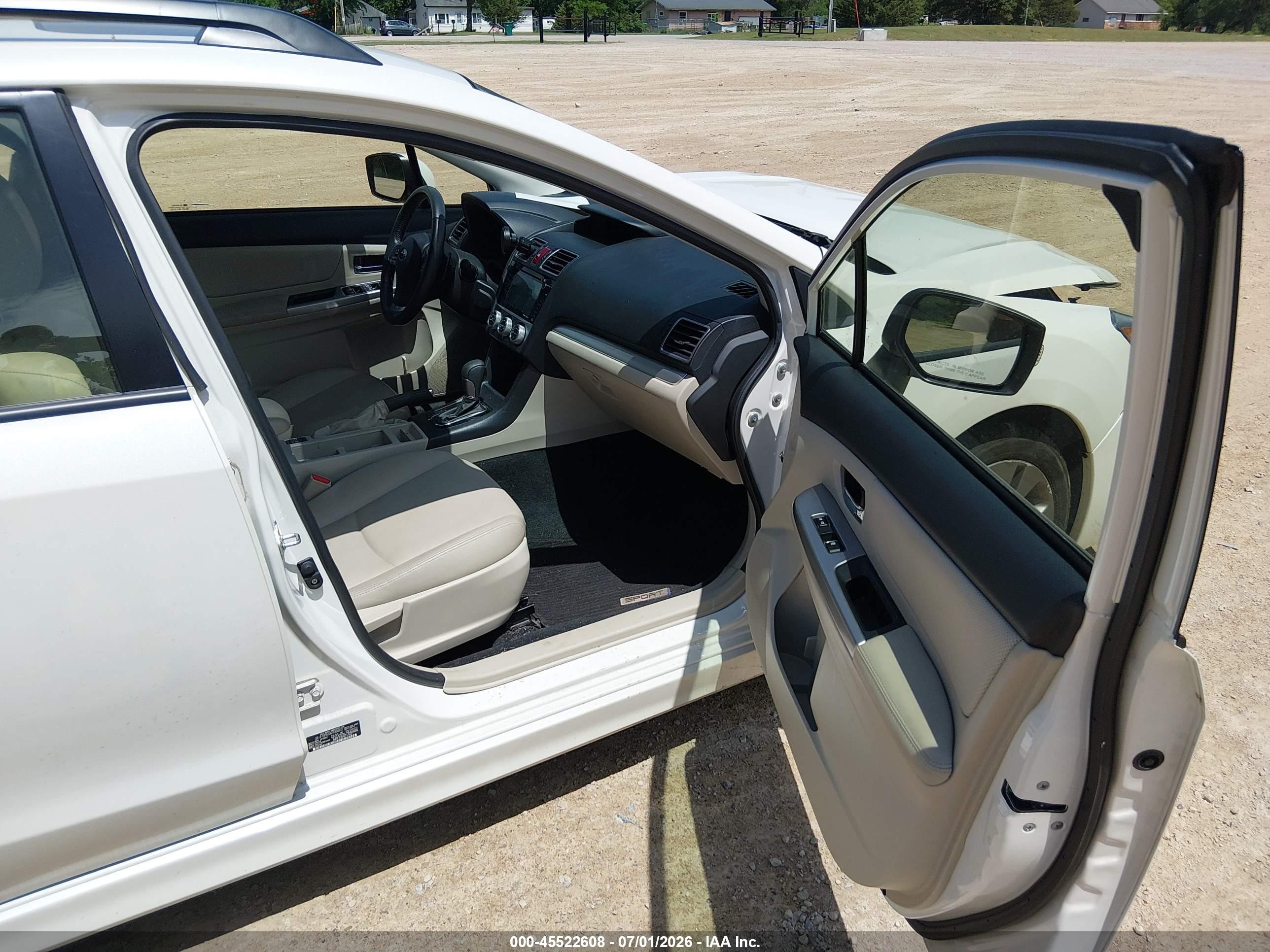 2015 Subaru Impreza 2.0i Sport Limited White vin: JF1GPAZ66F8204910