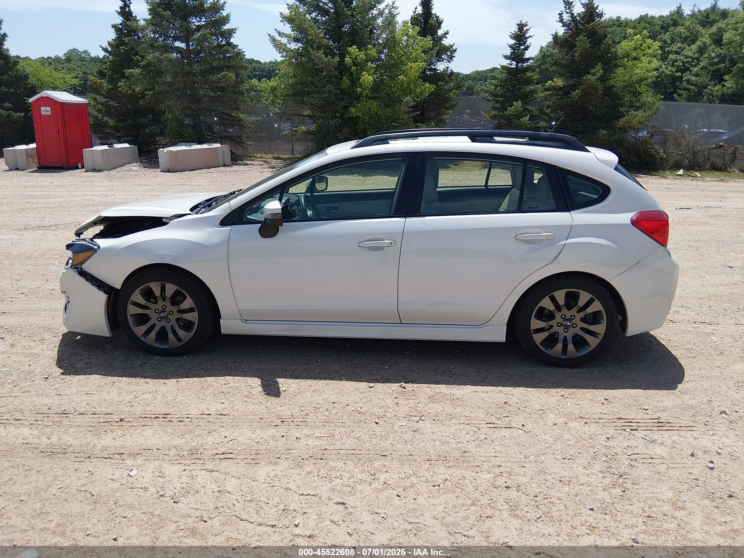 2015 Subaru Impreza 2.0i Sport Limited White vin: JF1GPAZ66F8204910