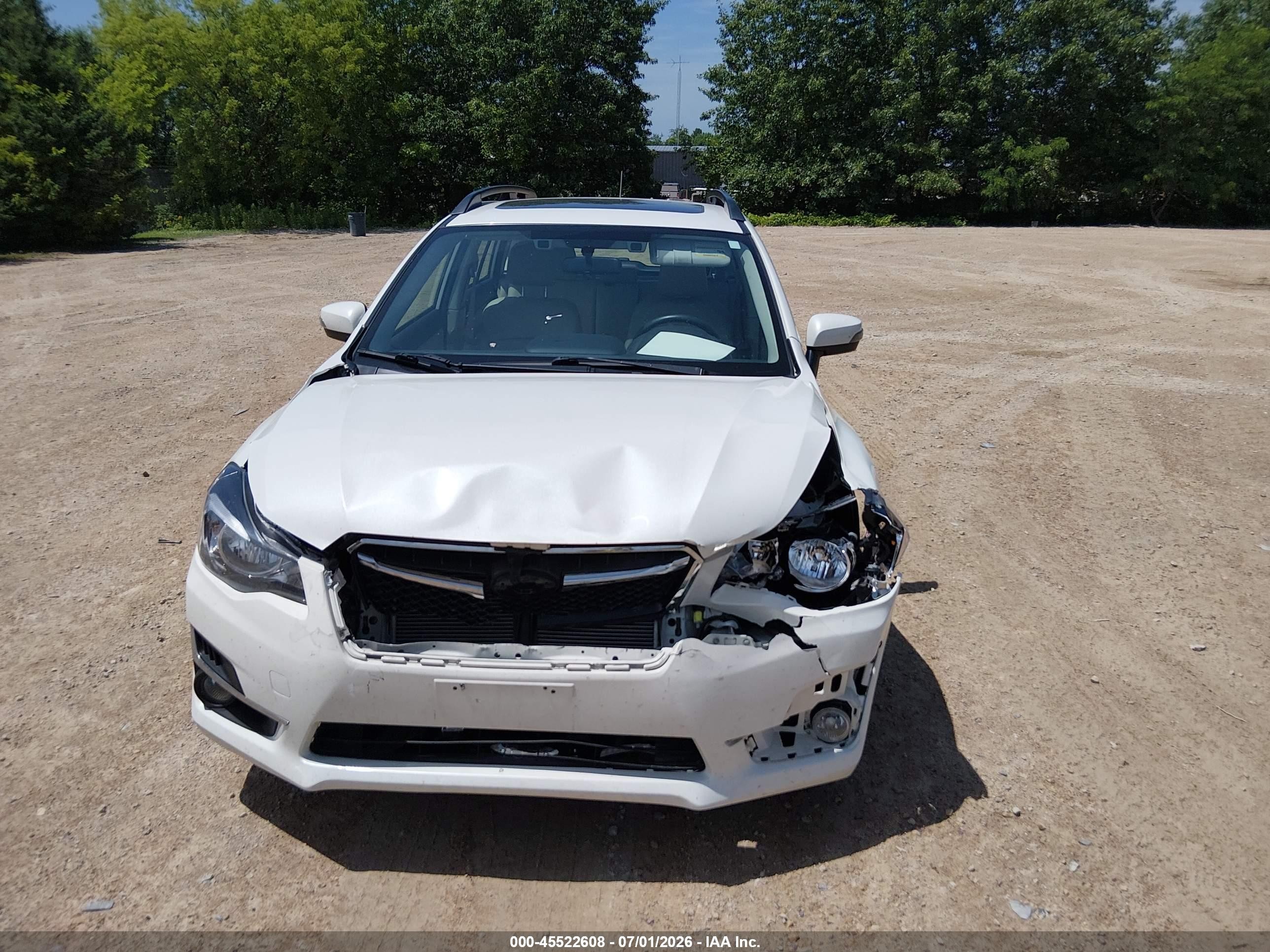2015 Subaru Impreza 2.0i Sport Limited White vin: JF1GPAZ66F8204910