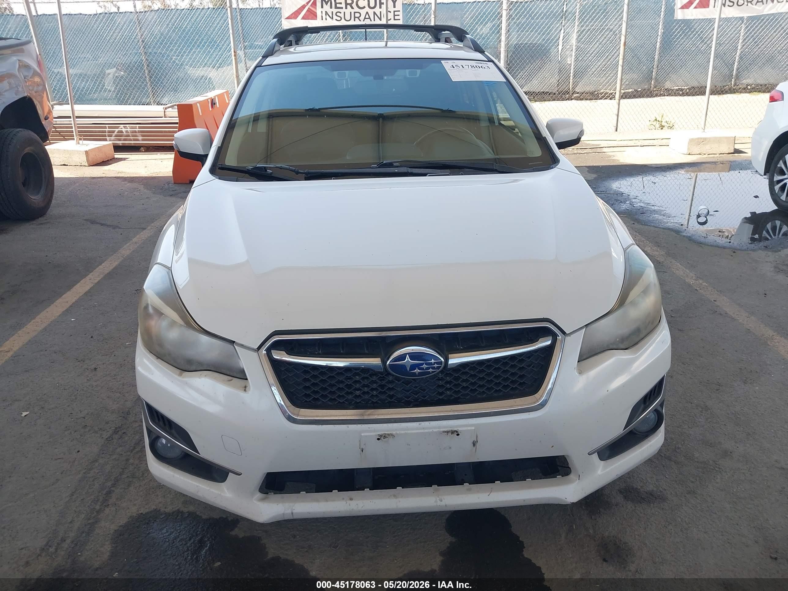 2015 Subaru Impreza 2.0i Sport Limited White vin: JF1GPAZ66F8236028