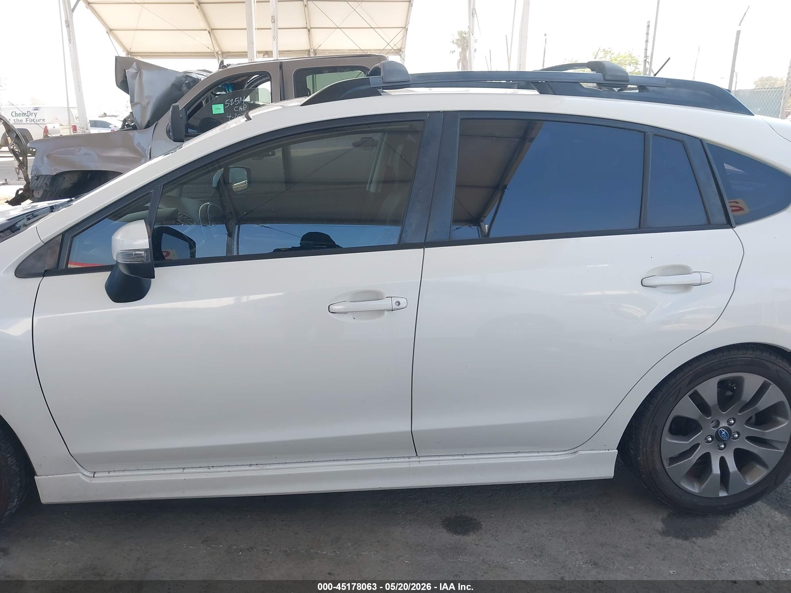 2015 Subaru Impreza 2.0i Sport Limited White vin: JF1GPAZ66F8236028
