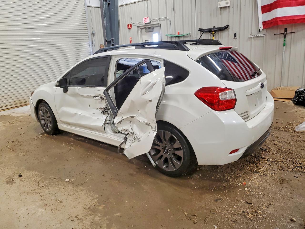 2015 Subaru Impreza Sport Limited White vin: JF1GPAZ68FH285277