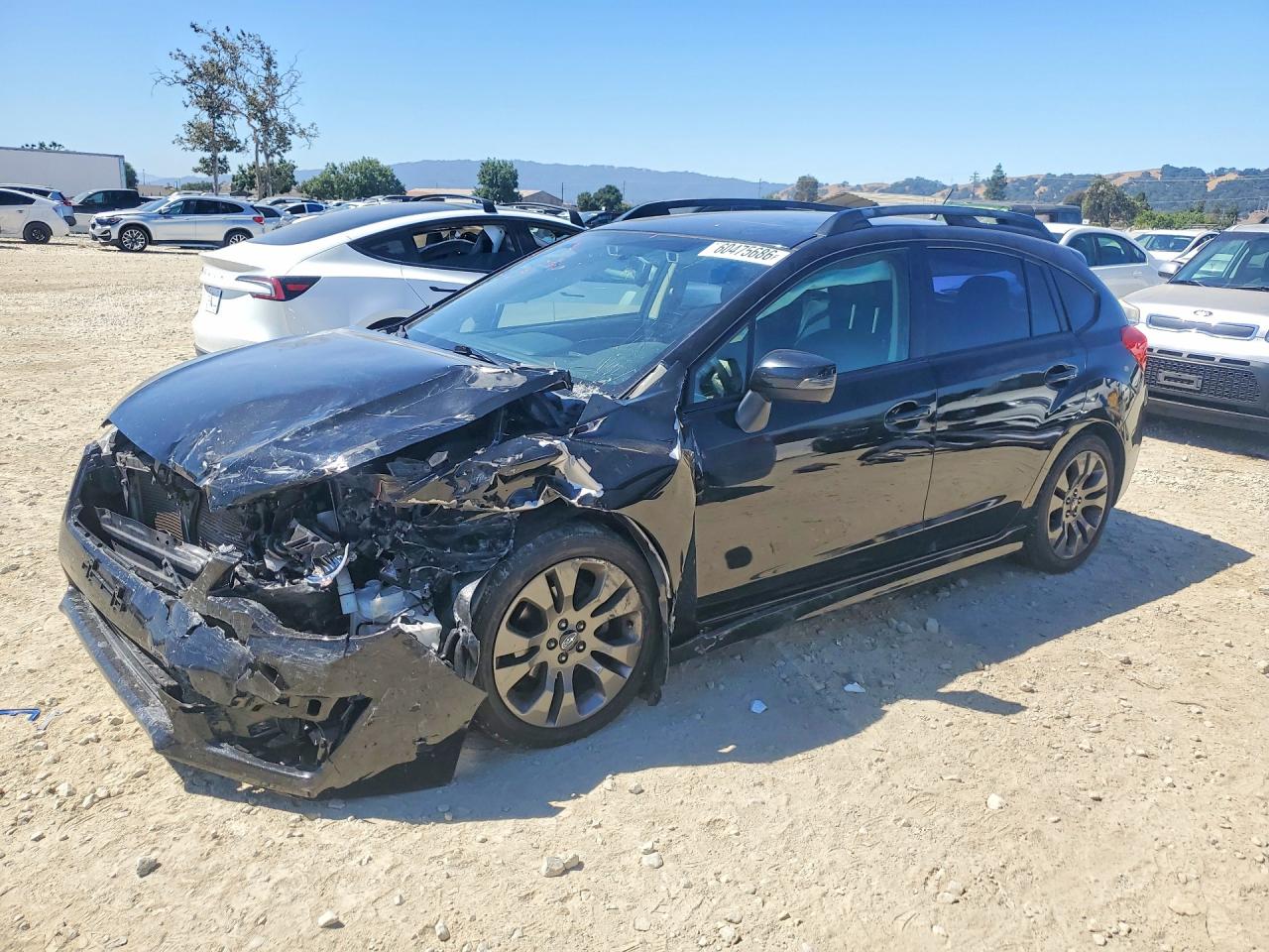 2015 Subaru Impreza Sport Limited Черный vin: JF1GPAZ68FH295226