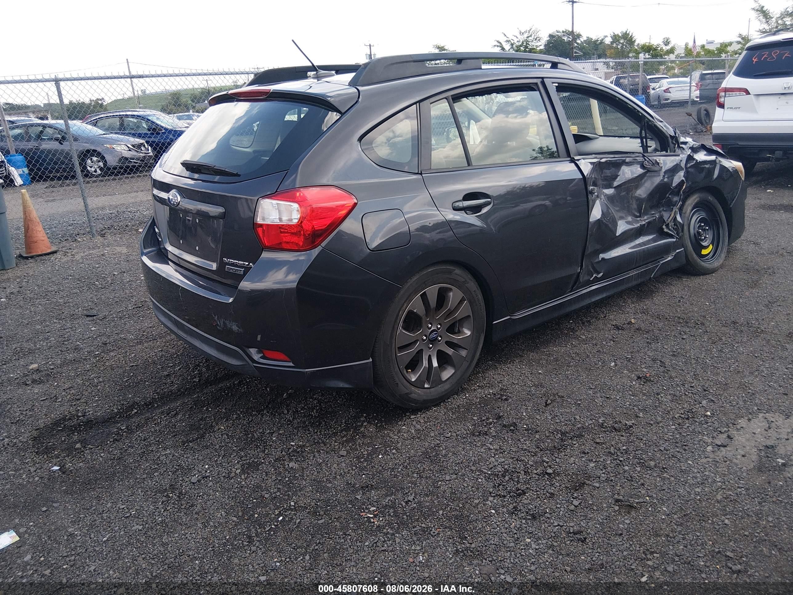 2015 Subaru Impreza 2.0i Sport Limited Серый vin: JF1GPAZ69F8222110
