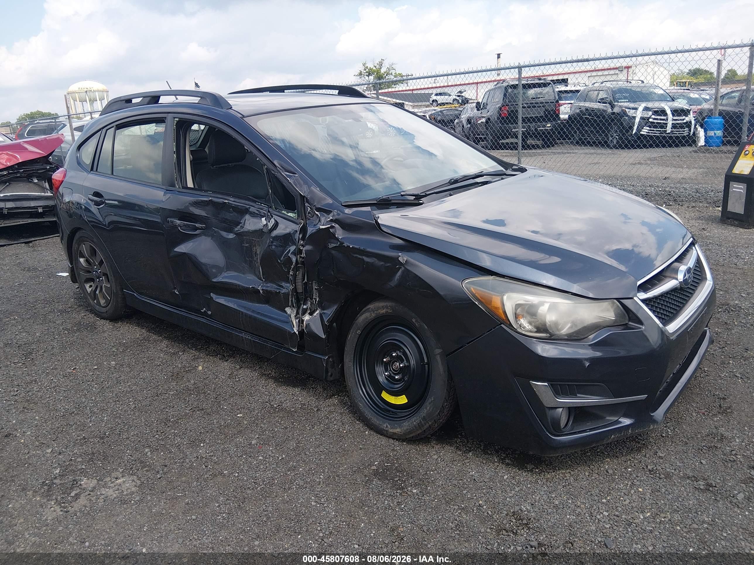 2015 Subaru Impreza 2.0i Sport Limited Серый vin: JF1GPAZ69F8222110