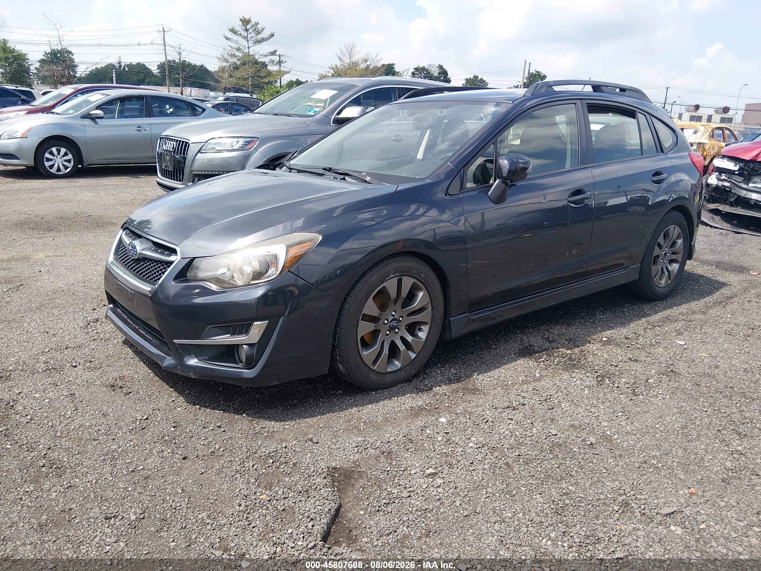 2015 Subaru Impreza 2.0i Sport Limited Серый vin: JF1GPAZ69F8222110