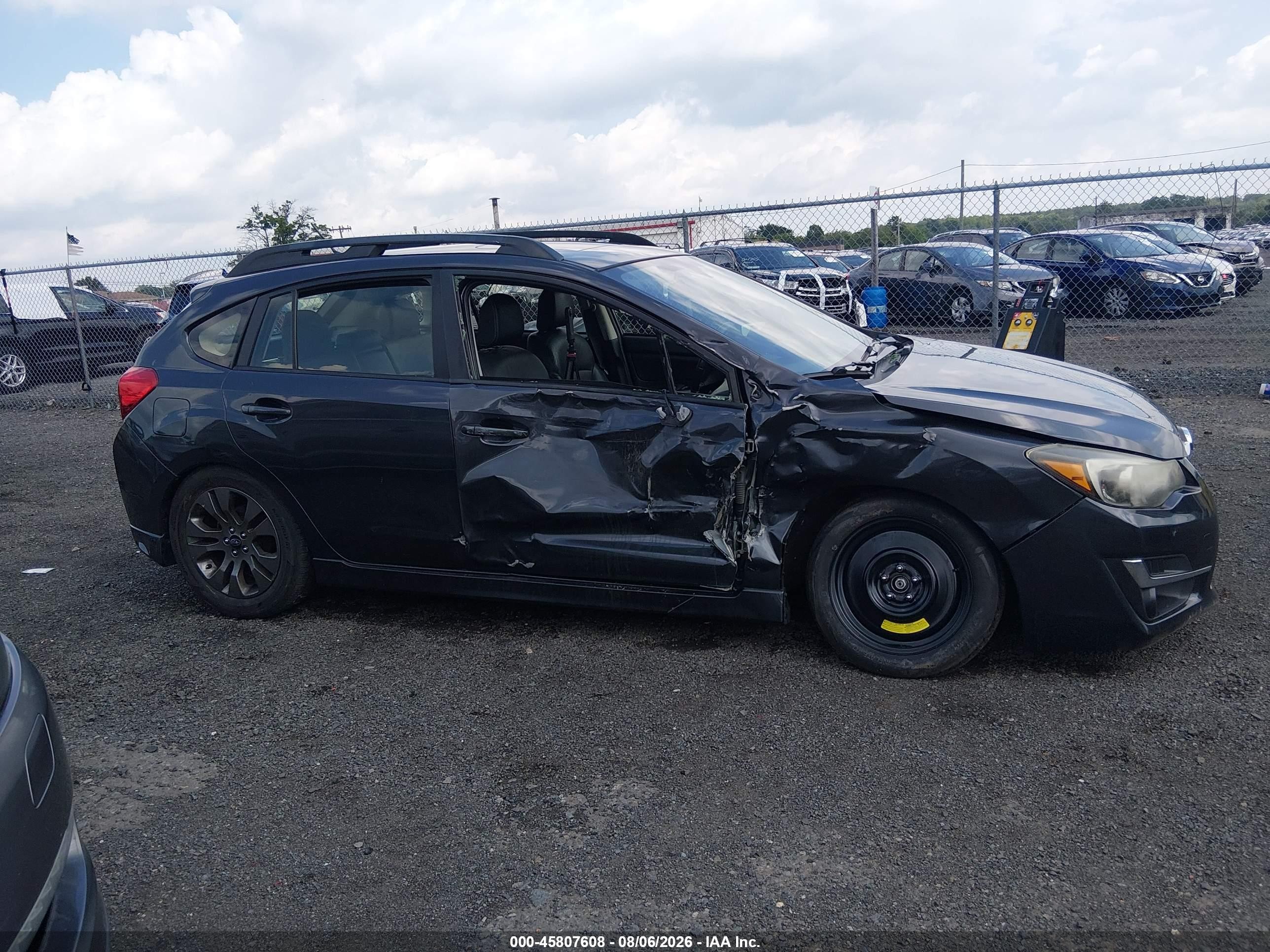 2015 Subaru Impreza 2.0i Sport Limited Серый vin: JF1GPAZ69F8222110