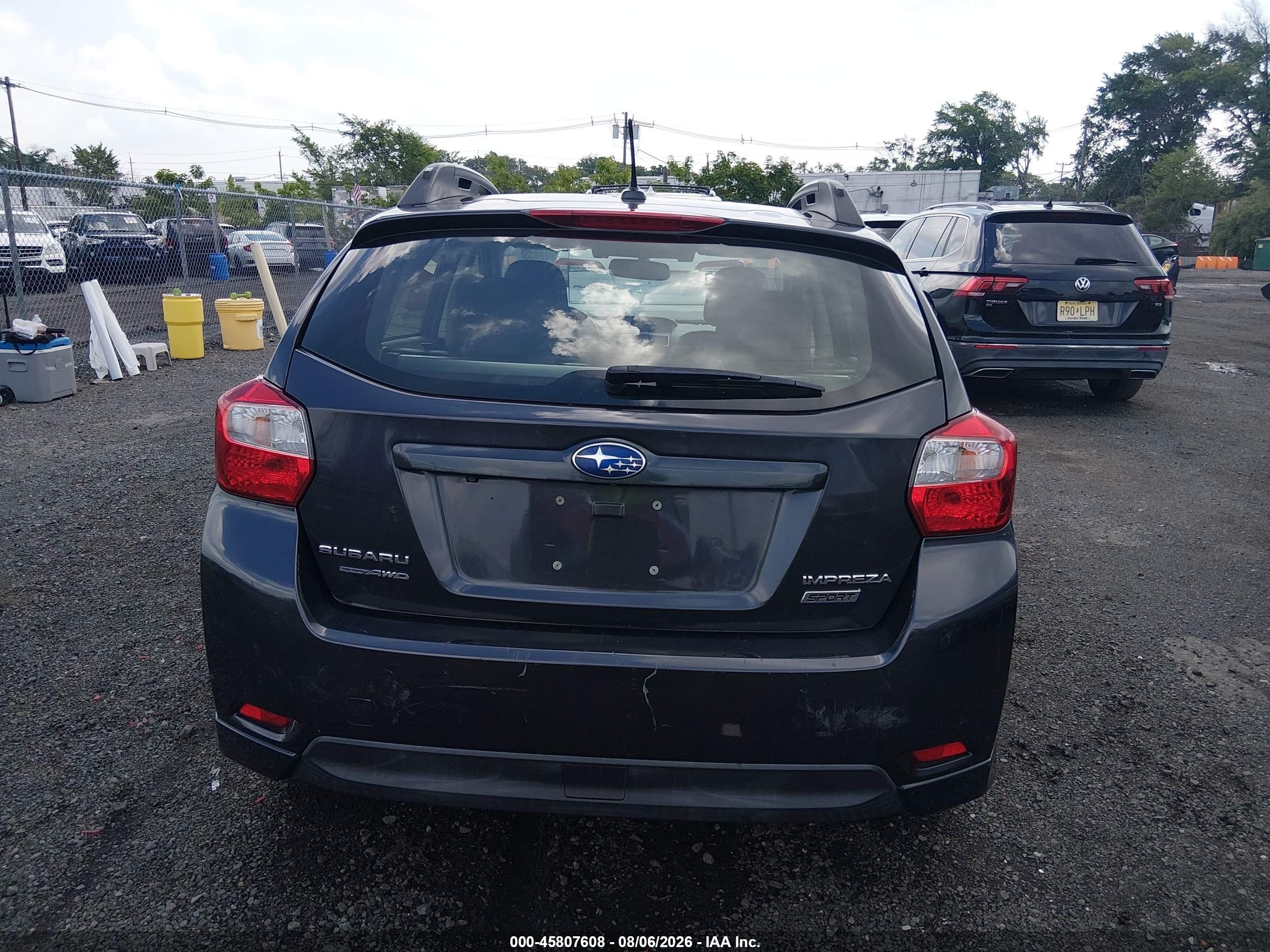 2015 Subaru Impreza 2.0i Sport Limited Серый vin: JF1GPAZ69F8222110