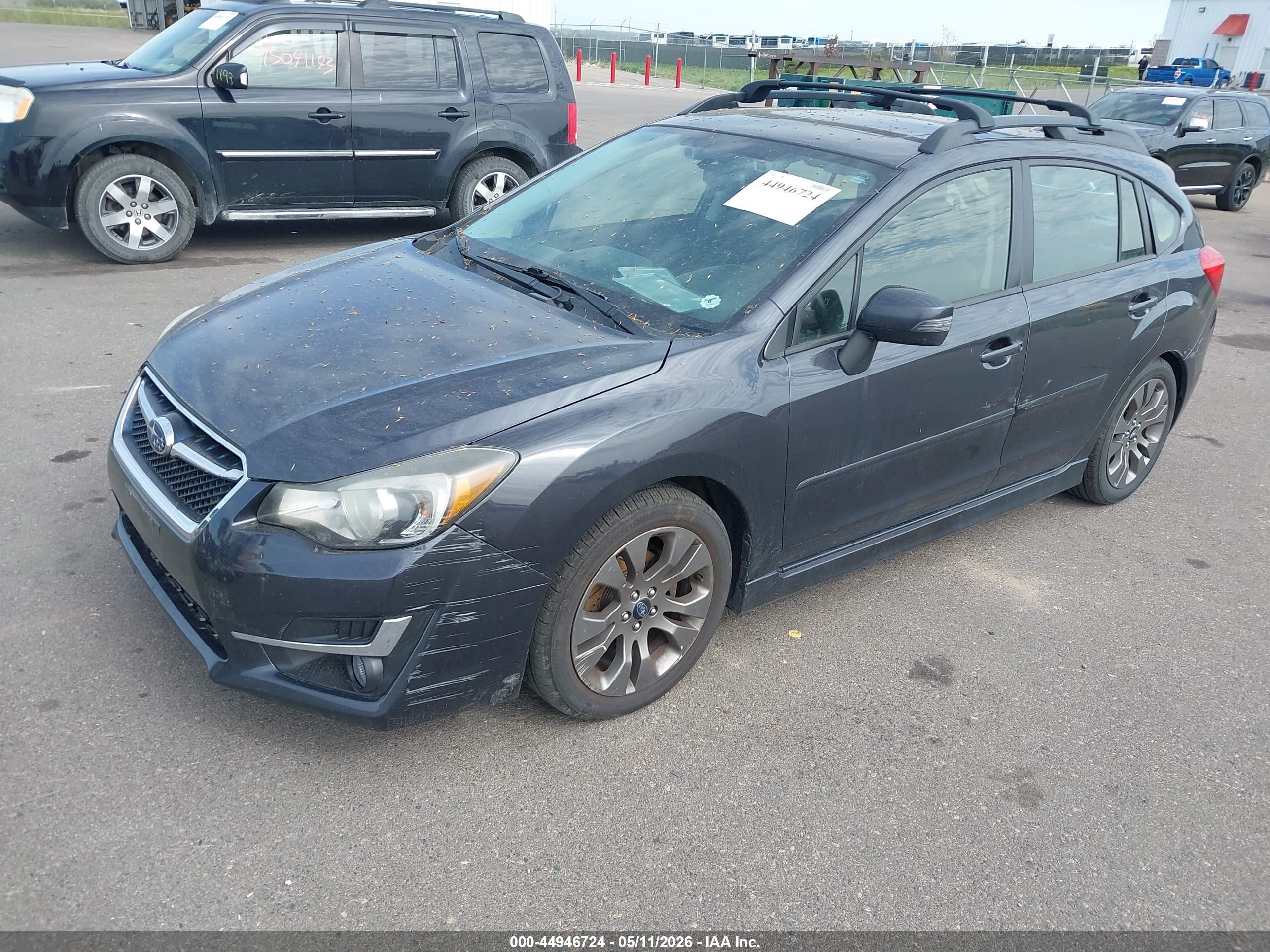 2015 Subaru Impreza 2.0i Sport Limited Gray vin: JF1GPAZ69F8222737