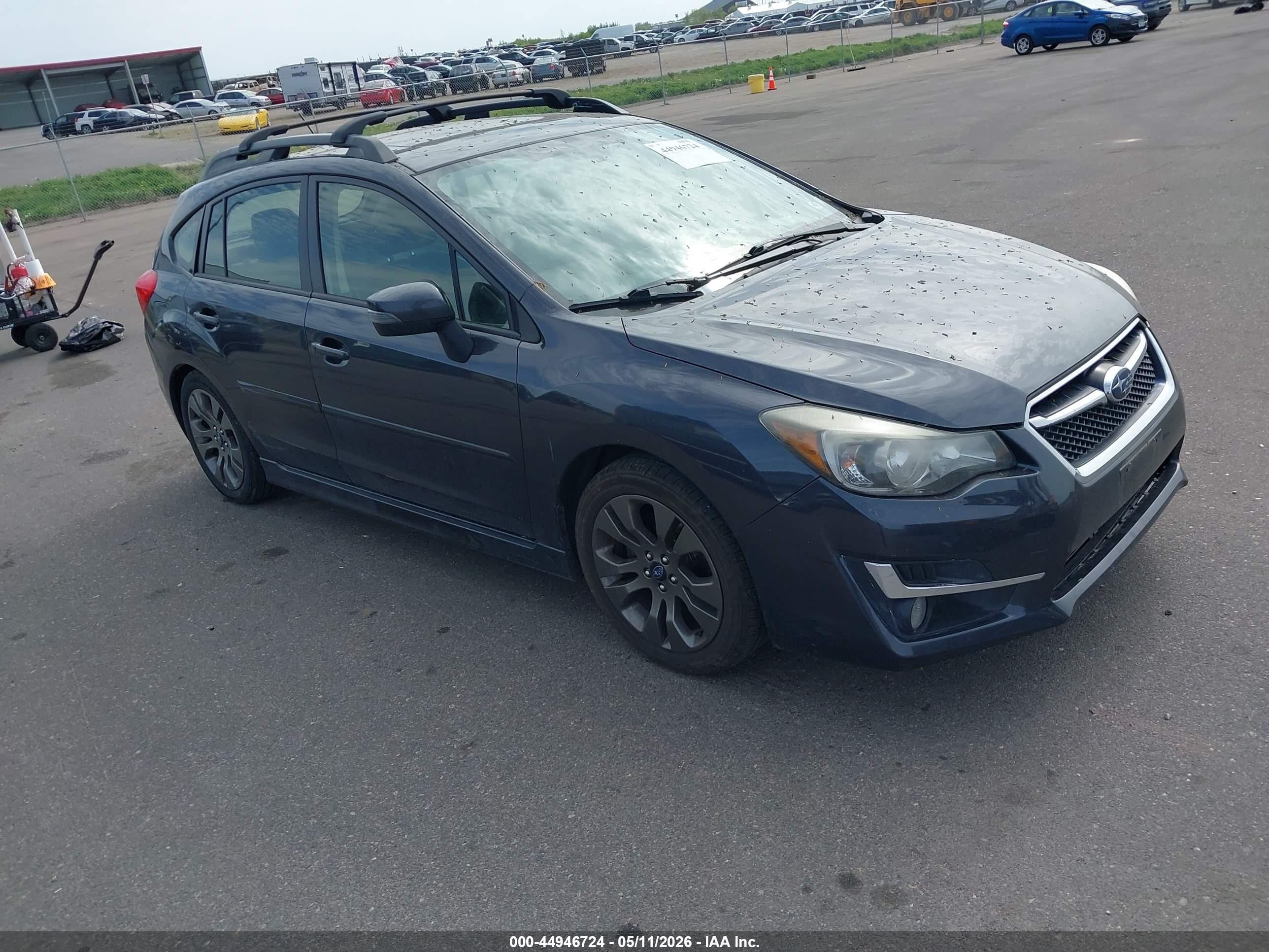 2015 Subaru Impreza 2.0i Sport Limited Gray vin: JF1GPAZ69F8222737