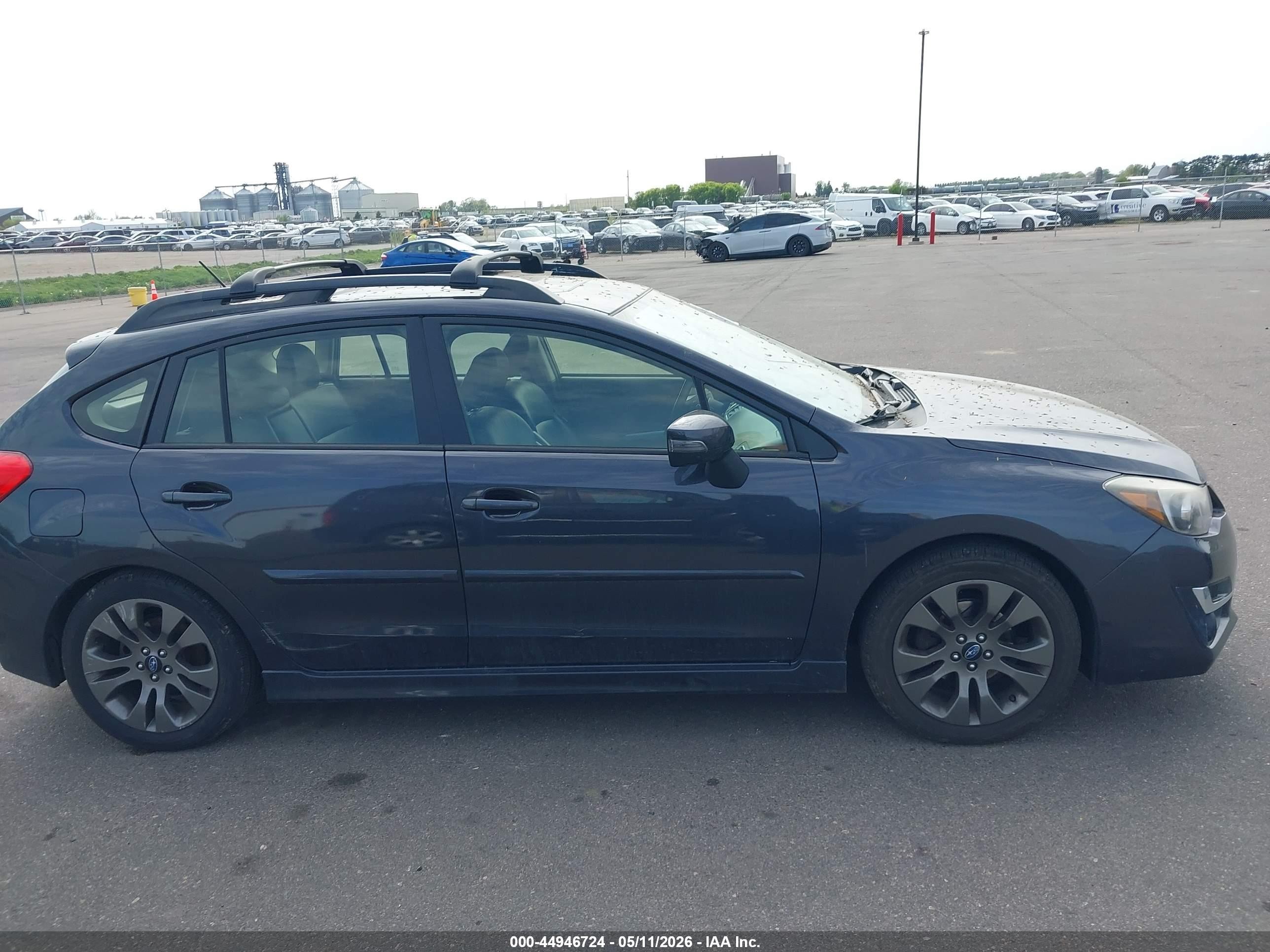 2015 Subaru Impreza 2.0i Sport Limited Gray vin: JF1GPAZ69F8222737