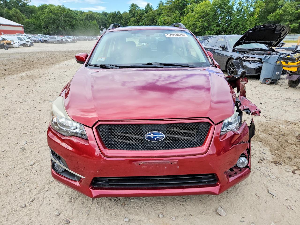 2015 Subaru Impreza Sport Limited Red vin: JF1GPAZ69F8246195
