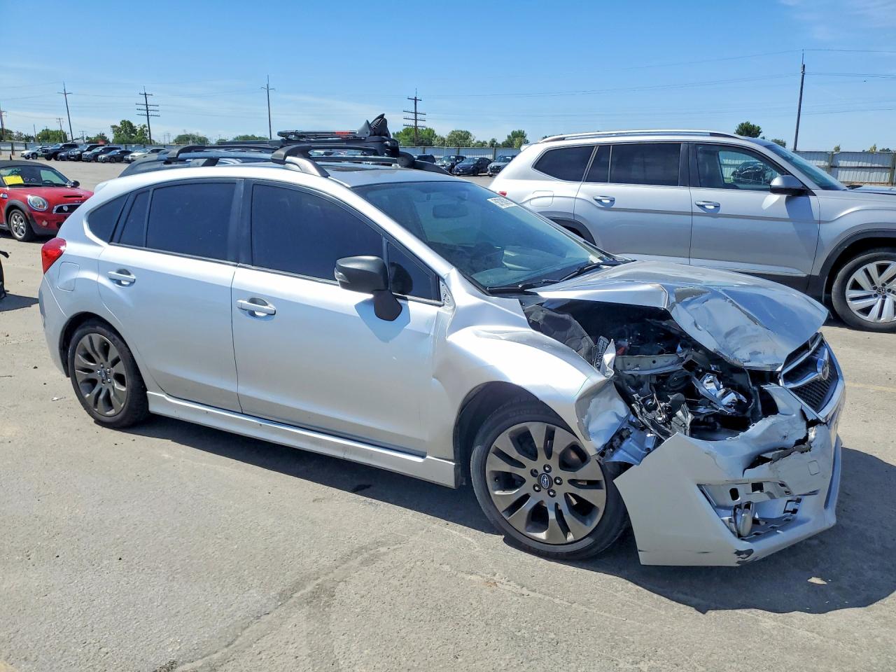 2015 Subaru Impreza Sport Limited Серебряный vin: JF1GPAZ69FH209907