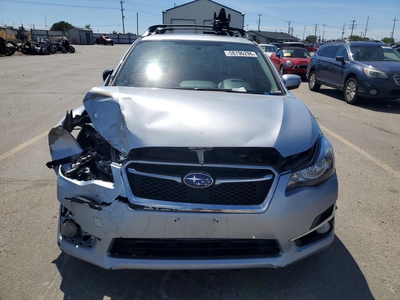 2015 Subaru Impreza Sport Limited Серебряный vin: JF1GPAZ69FH209907