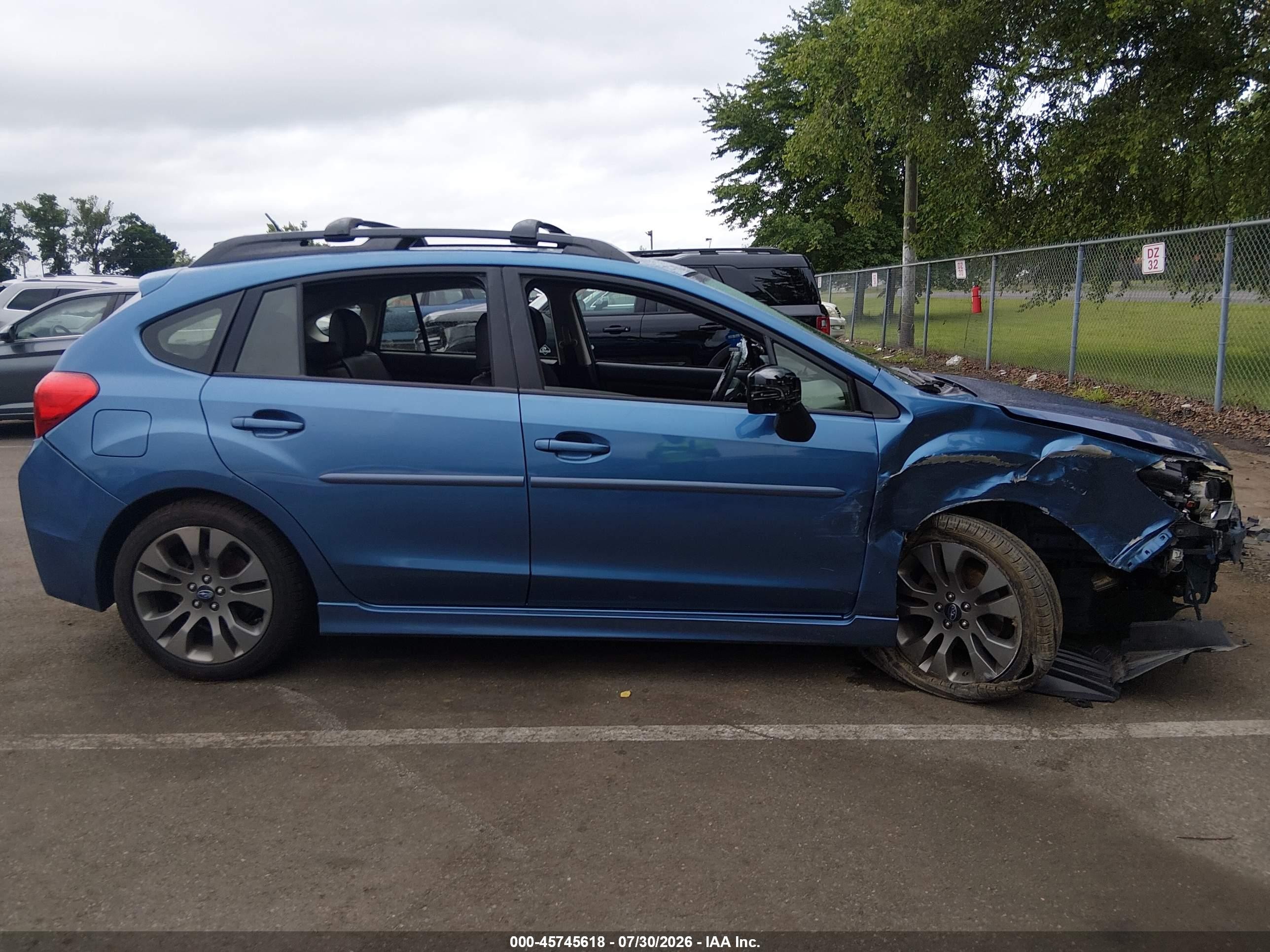 2015 Subaru Impreza 2.0i Sport Limited Blue vin: JF1GPAZ69FH291668