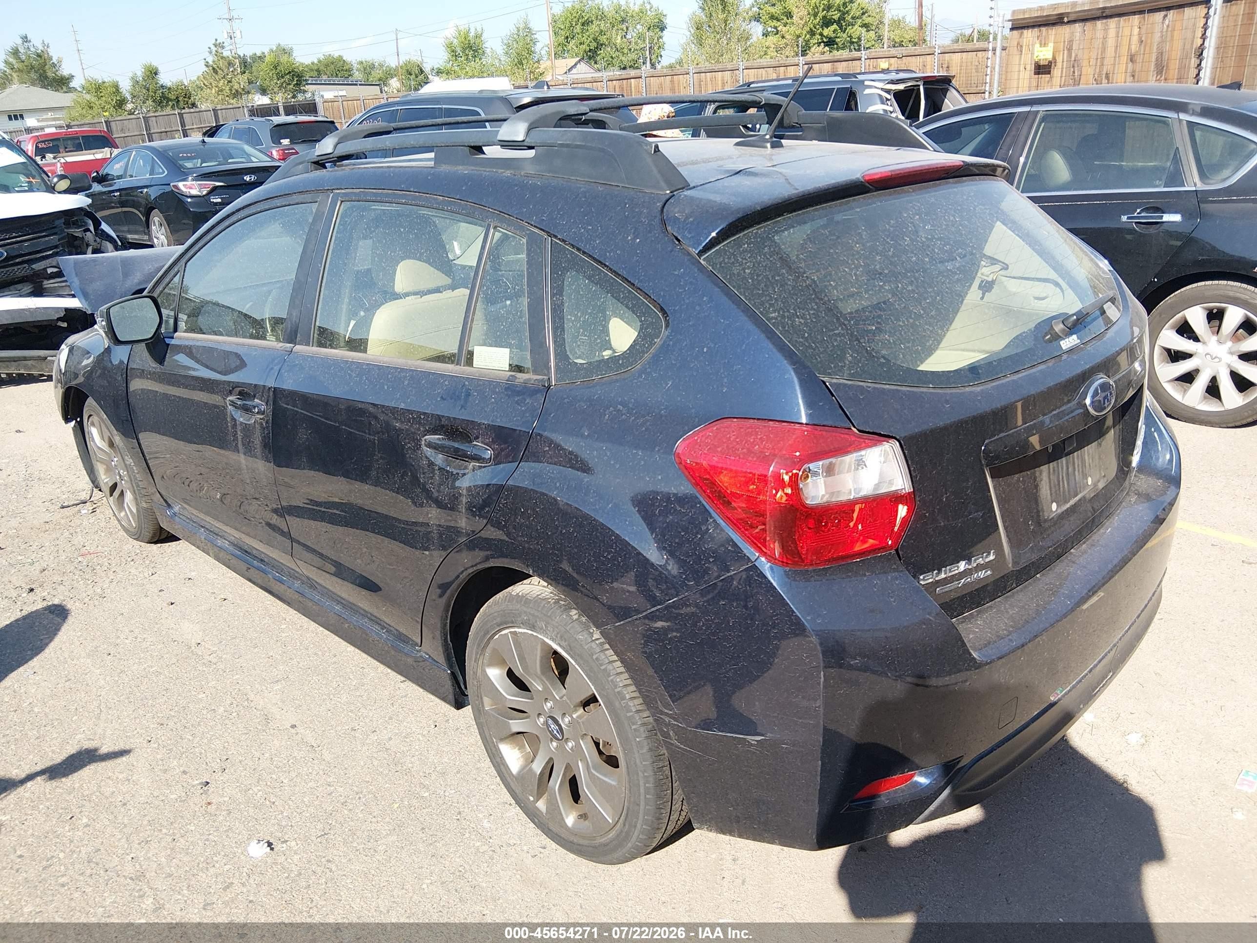 2015 Subaru Impreza 2.0i Sport Limited Navy vin: JF1GPAZ69FH324667