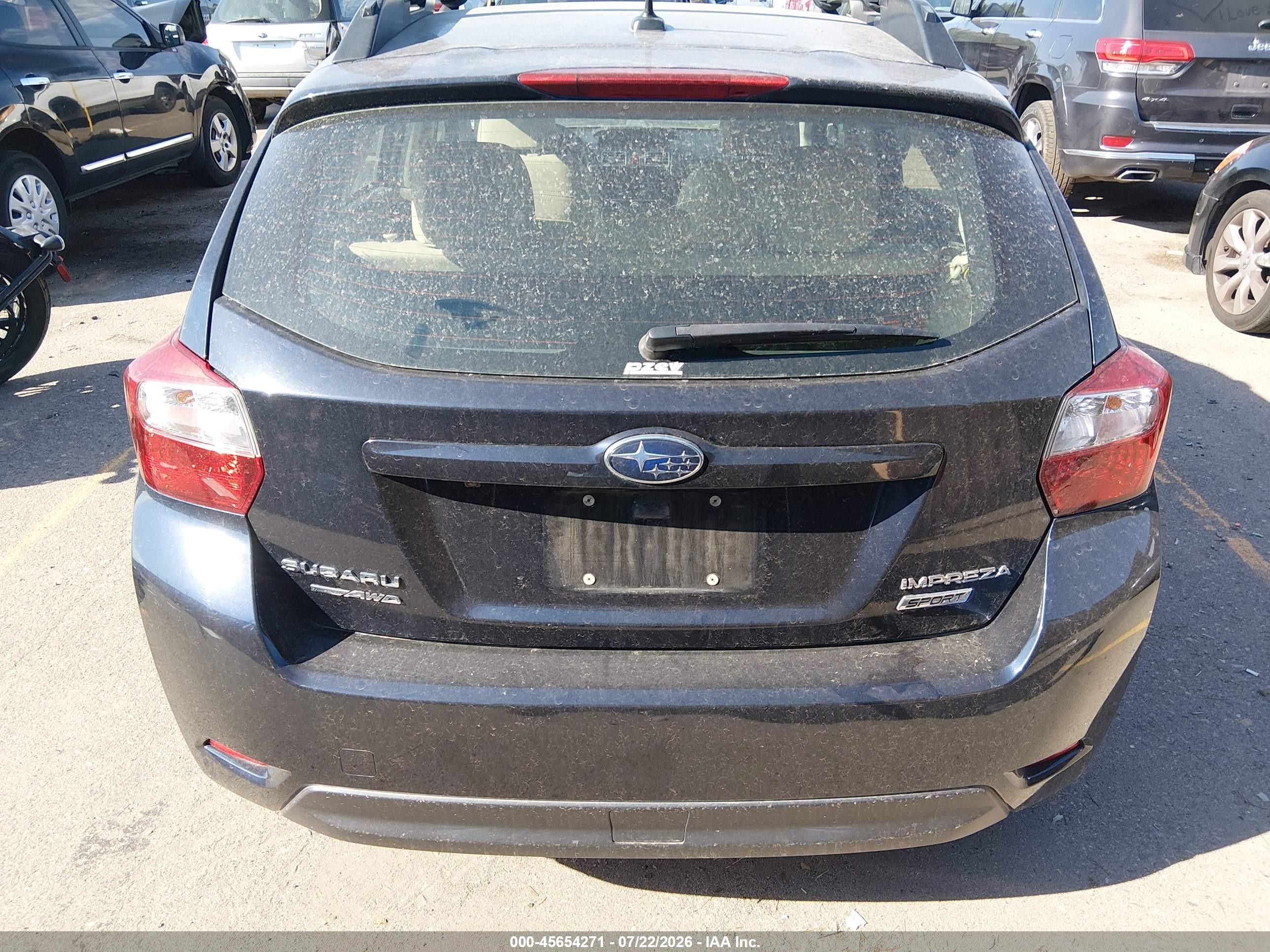 2015 Subaru Impreza 2.0i Sport Limited Navy vin: JF1GPAZ69FH324667