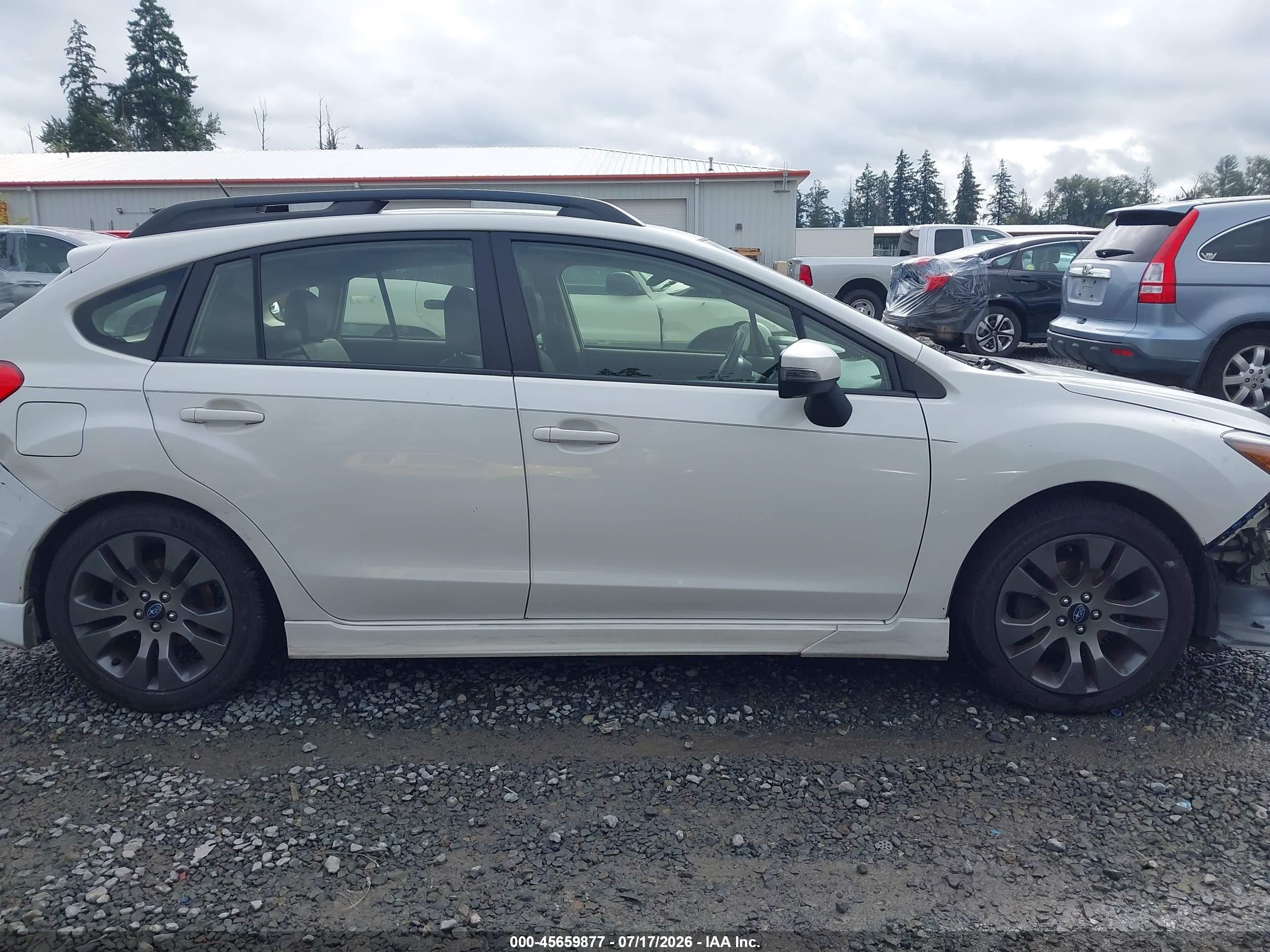 2015 Subaru Impreza 2.0i Sport Limited White vin: JF1GPAZ69FH327682