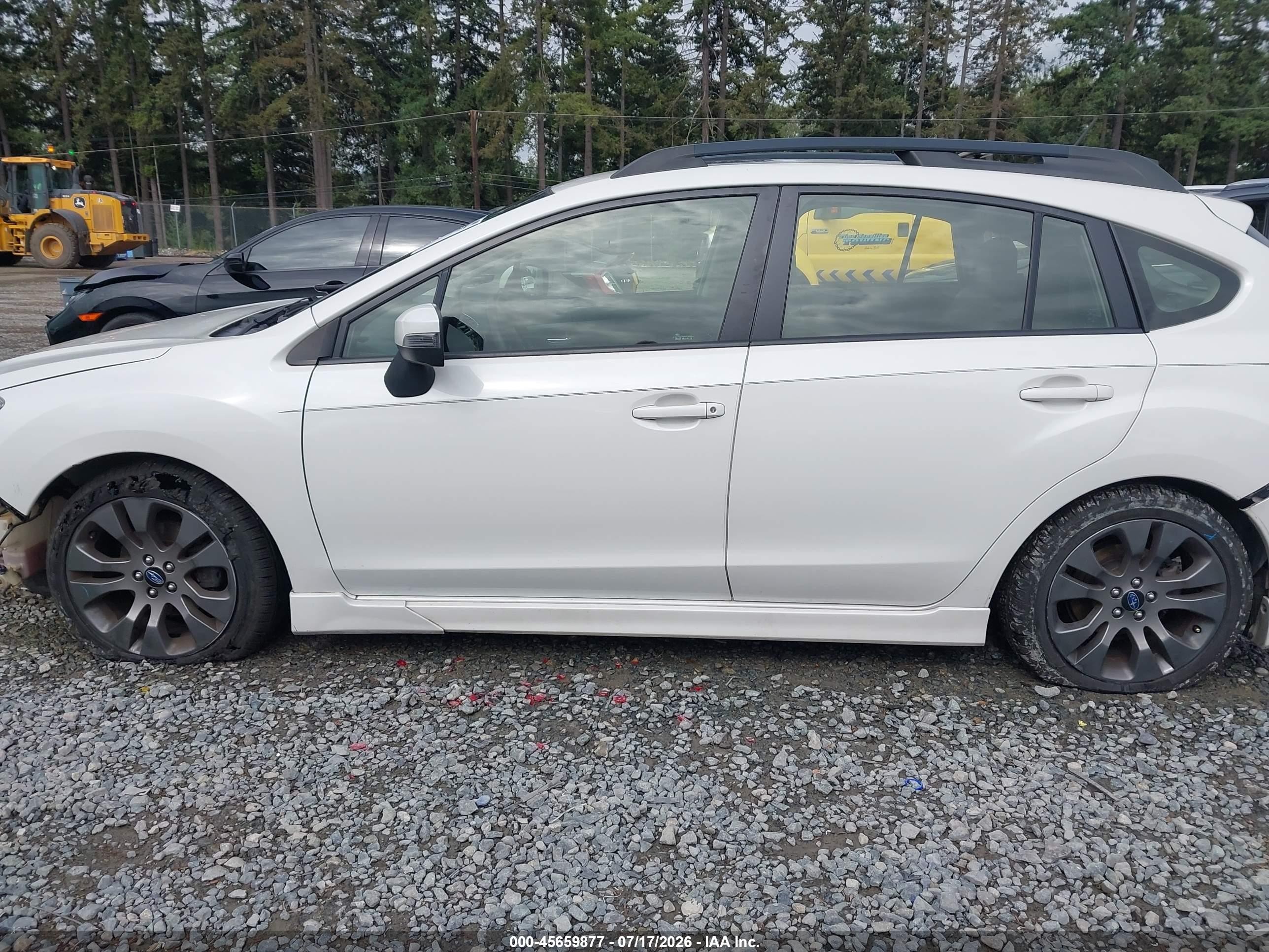 2015 Subaru Impreza 2.0i Sport Limited White vin: JF1GPAZ69FH327682