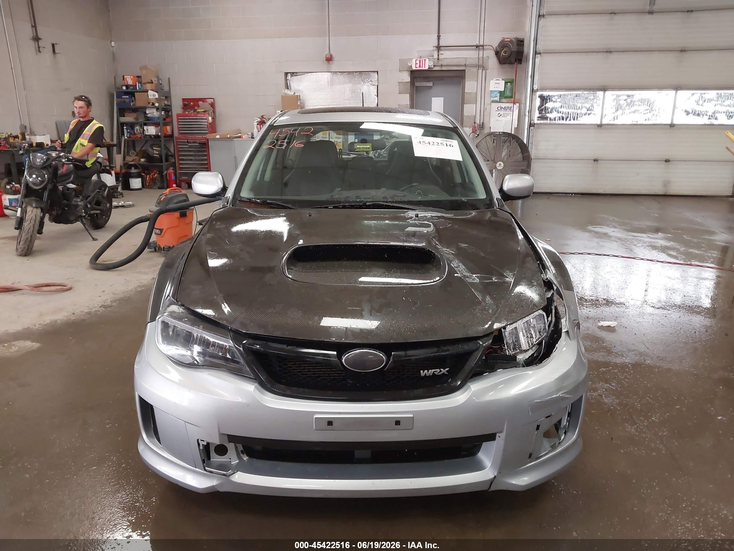 2012 Subaru Impreza Wrx Limited Silver vin: JF1GR7E60CG222789